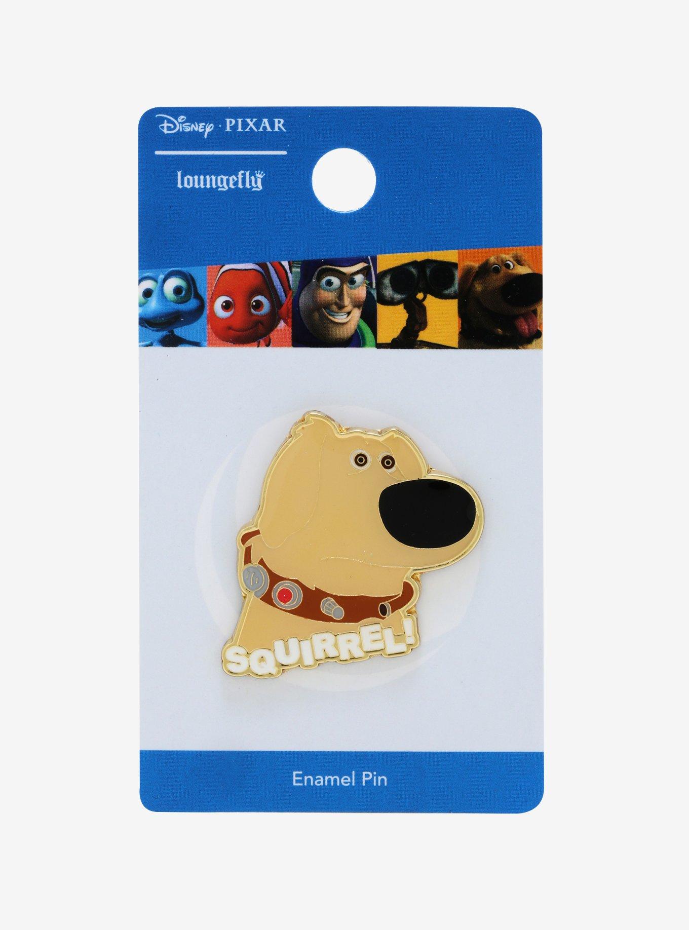 Loungefly Disney Pixar Up Dug Squirrel Enamel Pin - BoxLunch Exclusive, , alternate