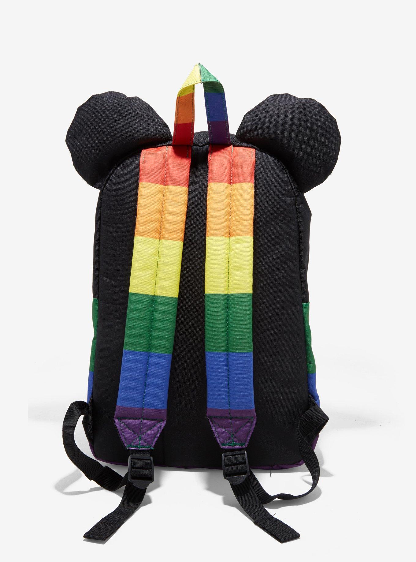 Loungefly Disney Mickey Mouse Rainbow Backpack, , alternate