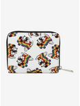 Loungefly Disney Mickey Mouse Rainbow Zipper Wallet, , alternate