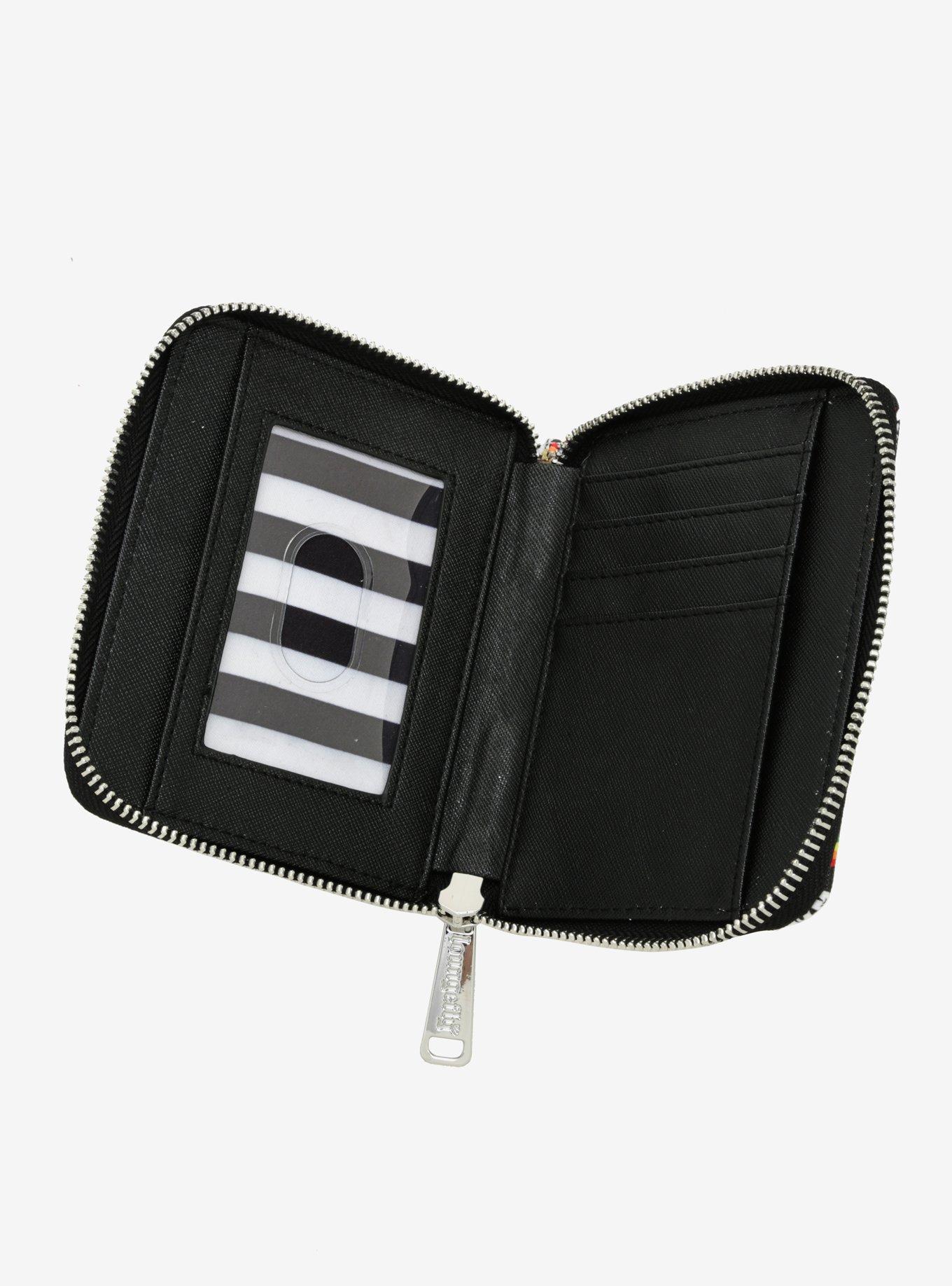 Loungefly Disney Mickey Mouse Rainbow Zipper Wallet, , alternate