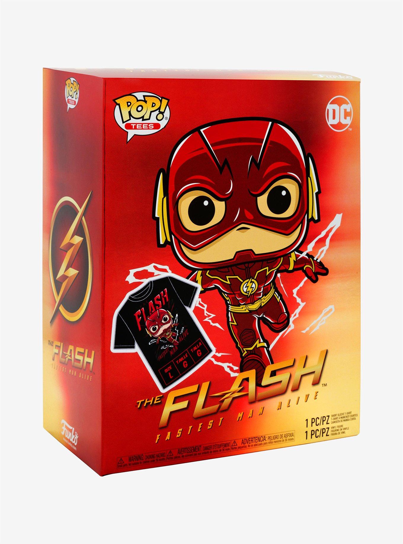 Funko Pop! DC Comics The Flash Vinyl Figure & T-Shirt - BoxLunch Exclusive, , alternate