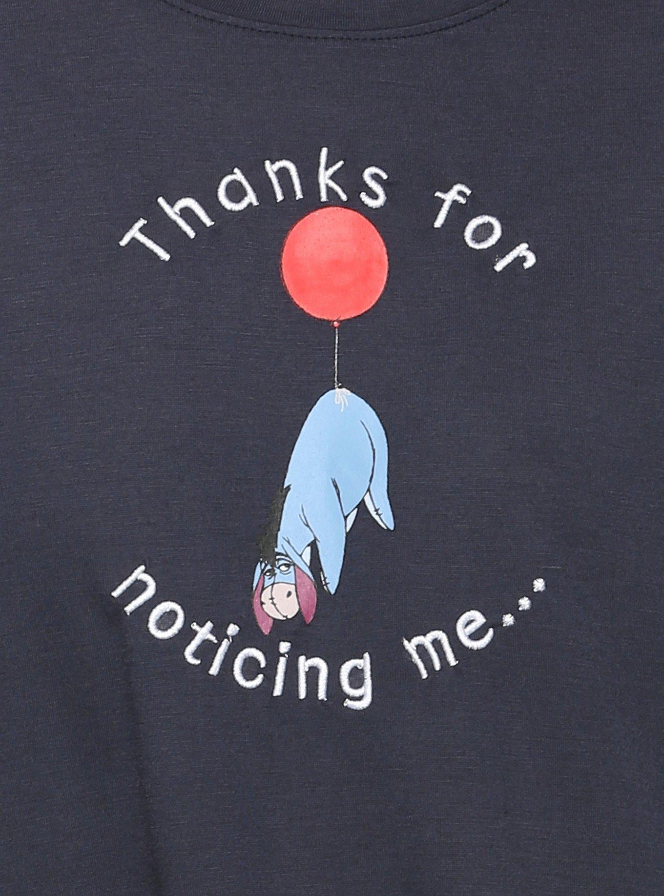 Disney Winnie The Pooh Eeyore Thanks Womens T-Shirt - BoxLunch Exclusive, , alternate