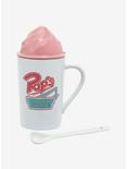 Riverdale Pop's Chock'Lit Shoppe Milkshake Mug With Lid & Spoon Hot Topic Exclusive, , alternate