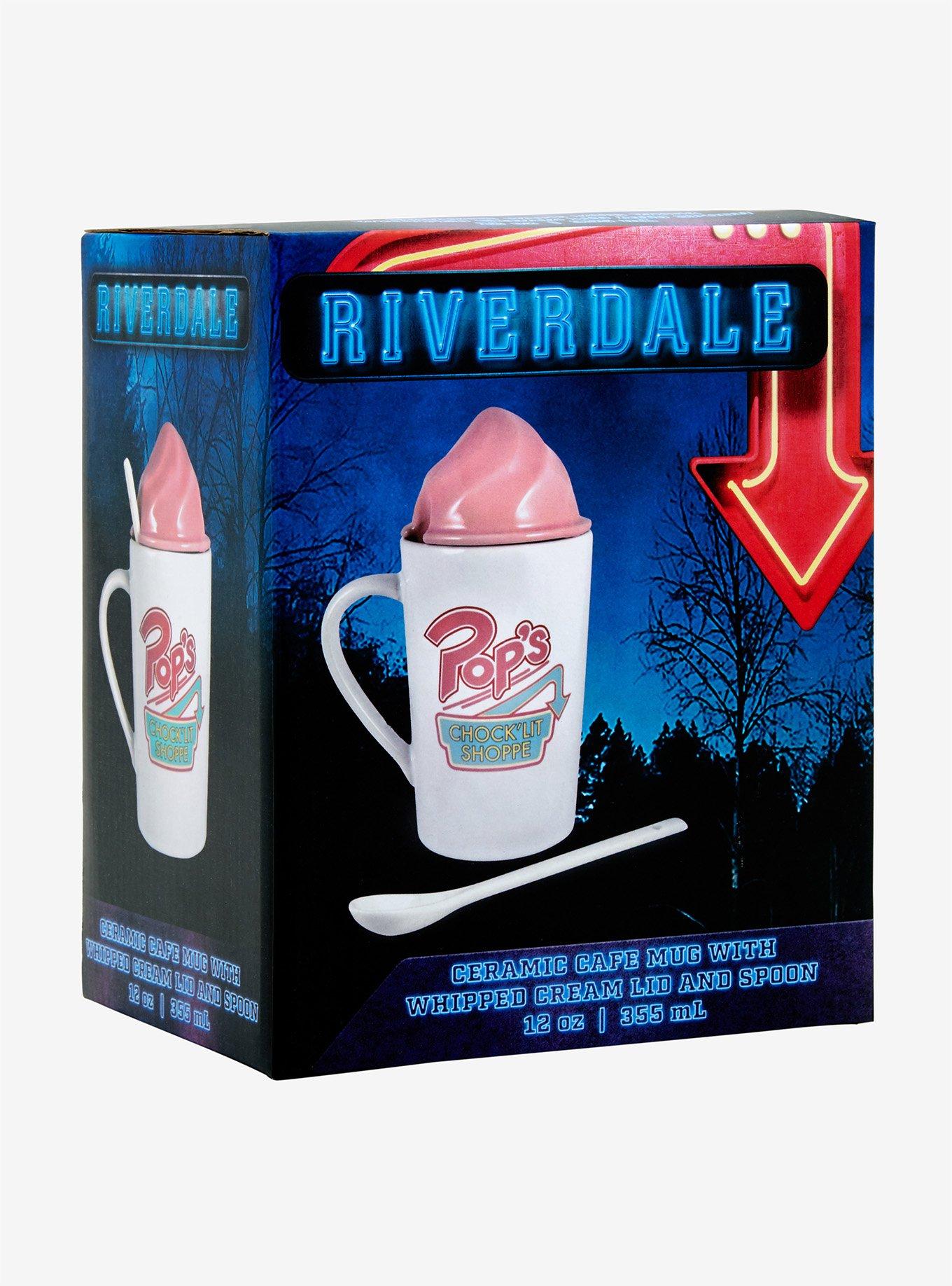 Riverdale Pop's Chock'Lit Shoppe Milkshake Mug With Lid & Spoon Hot Topic Exclusive, , alternate