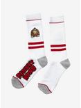 Nintendo Donkey Kong Athletic Striped Socks, , alternate