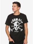 Sum 41 Skull & Crossbones T-Shirt, BLACK, alternate