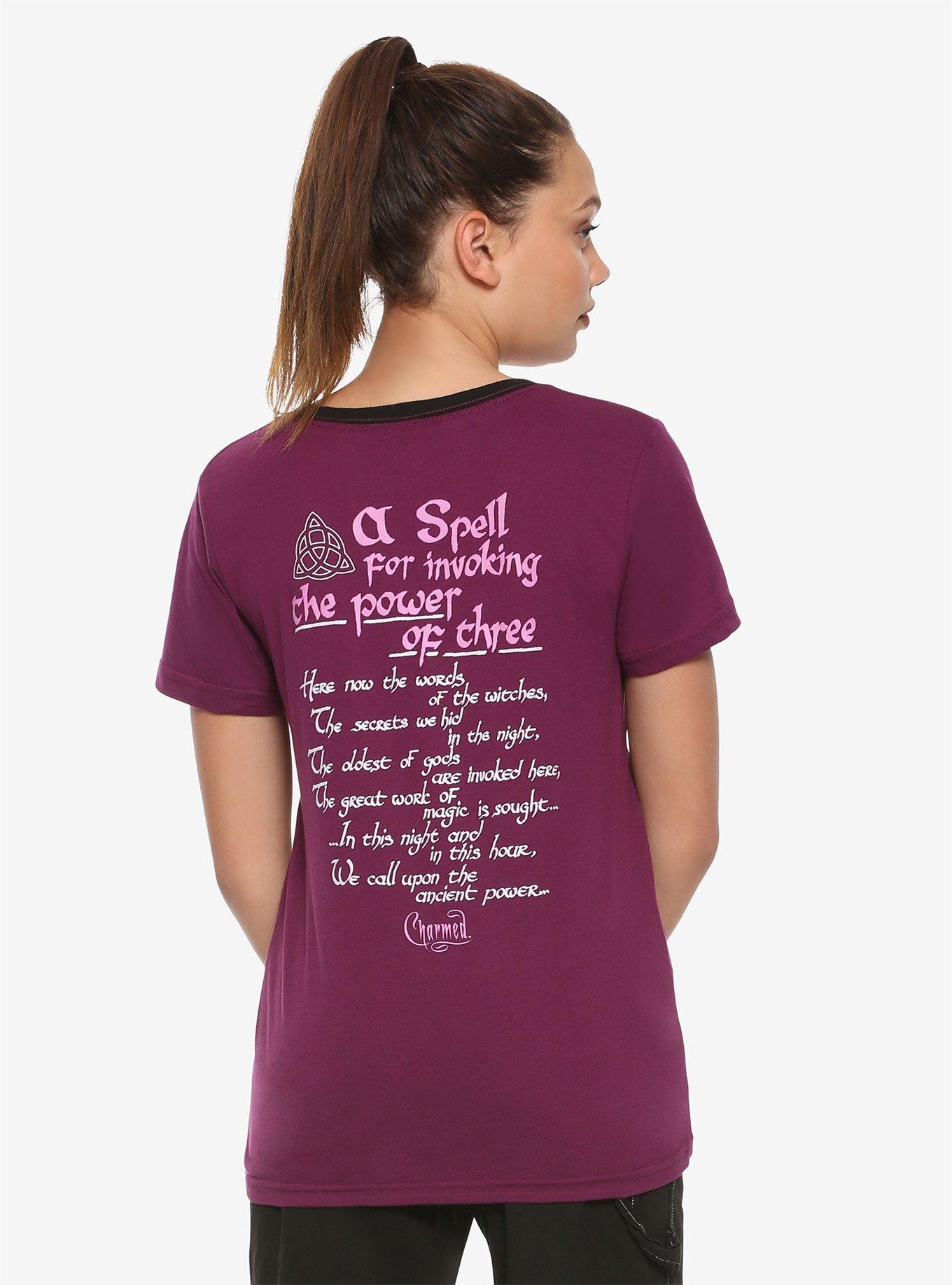 Charmed Power Of Three Girls Boyfriend T-shirt, MULTI, alternate