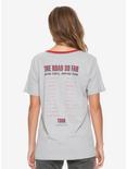 Supernatural The Road So Far Tour Girls Ringer T-Shirt, RED, alternate