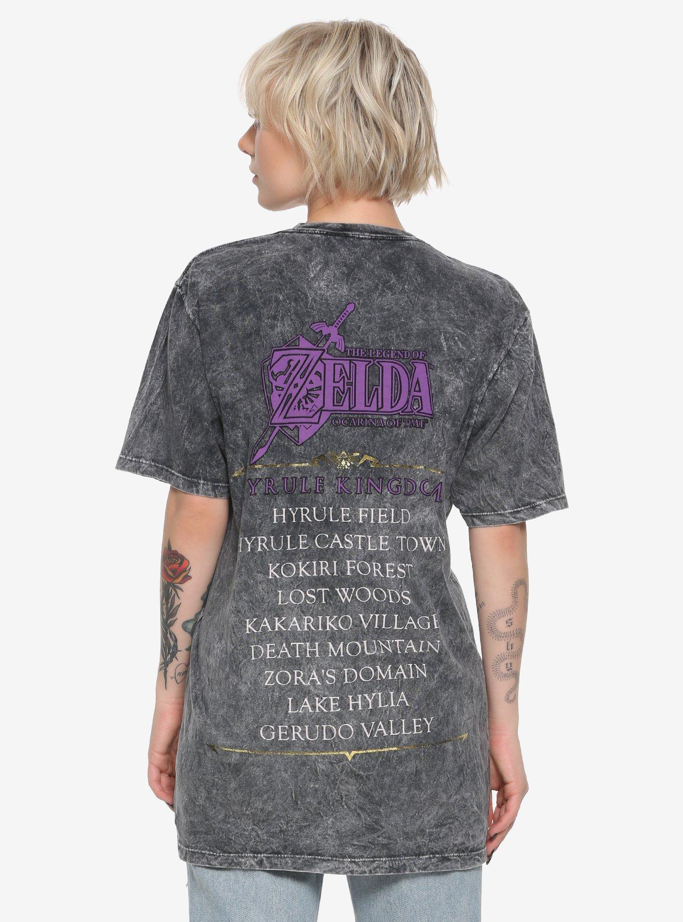 The Legend Of Zelda: Ocarina Of Time Hyrule Kingdom Tour Girls T-Shirt, , alternate