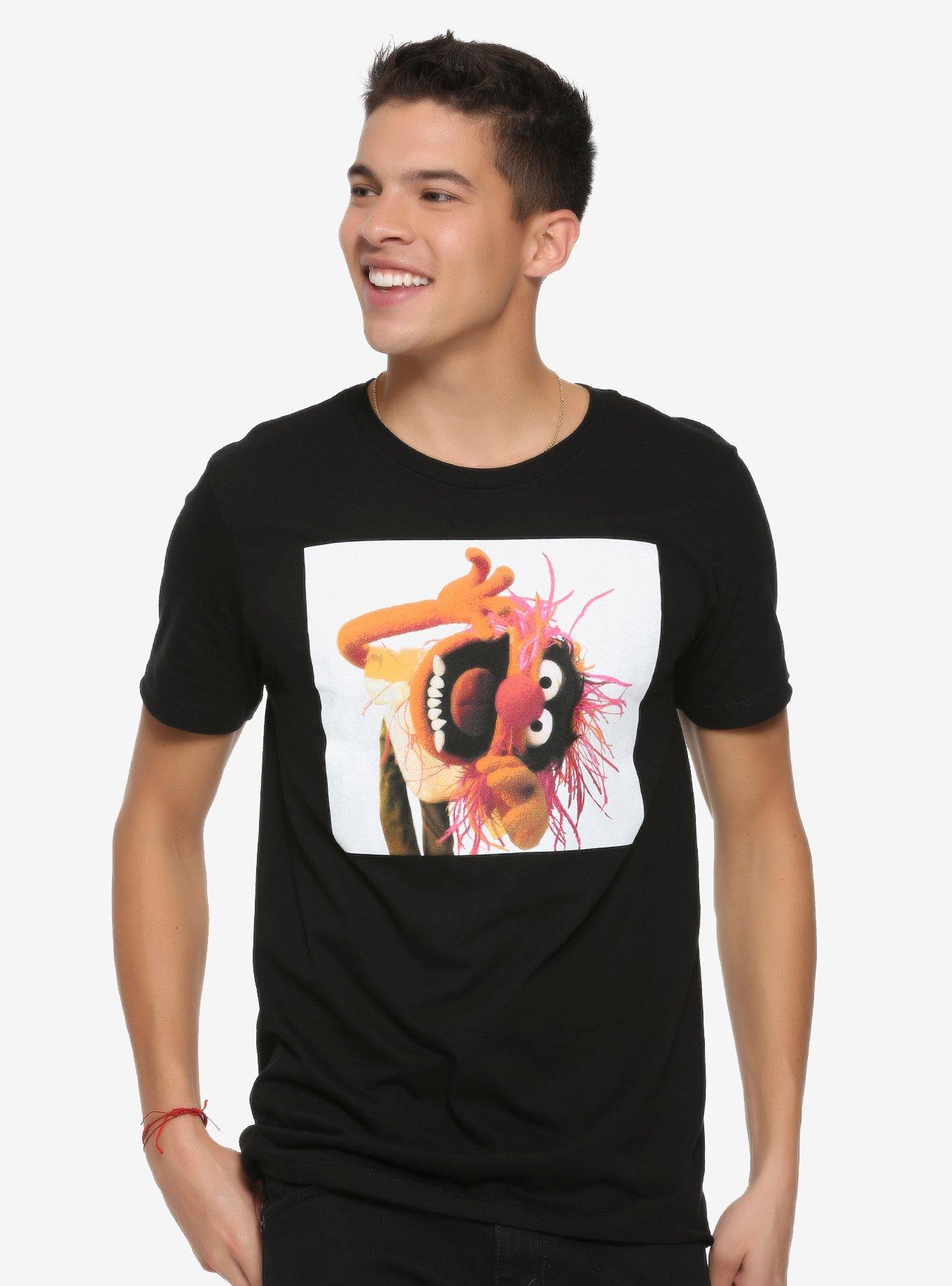 The Muppets Animal T-Shirt, BLACK, alternate
