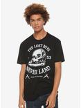 Disney Peter Pan The Lost Boys Never Land 1953 Skull T-Shirt, BLACK, alternate