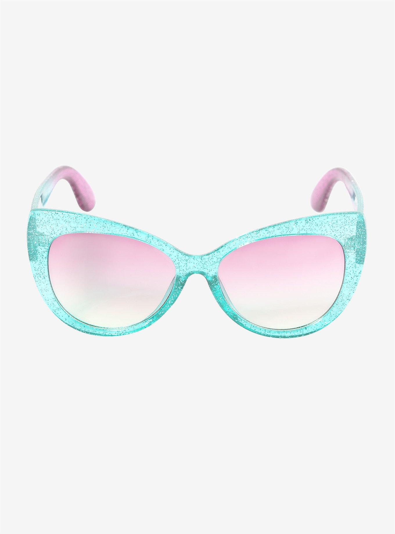 Disney The Little Mermaid Ariel Glitter Sunglasses, , alternate