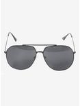 Black Aviator Sunglasses, , alternate