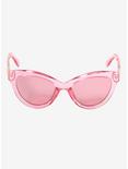 Pink Clear Cat Eye Sunglasses, , alternate