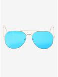 Blue Aviator Sunglasses, , alternate