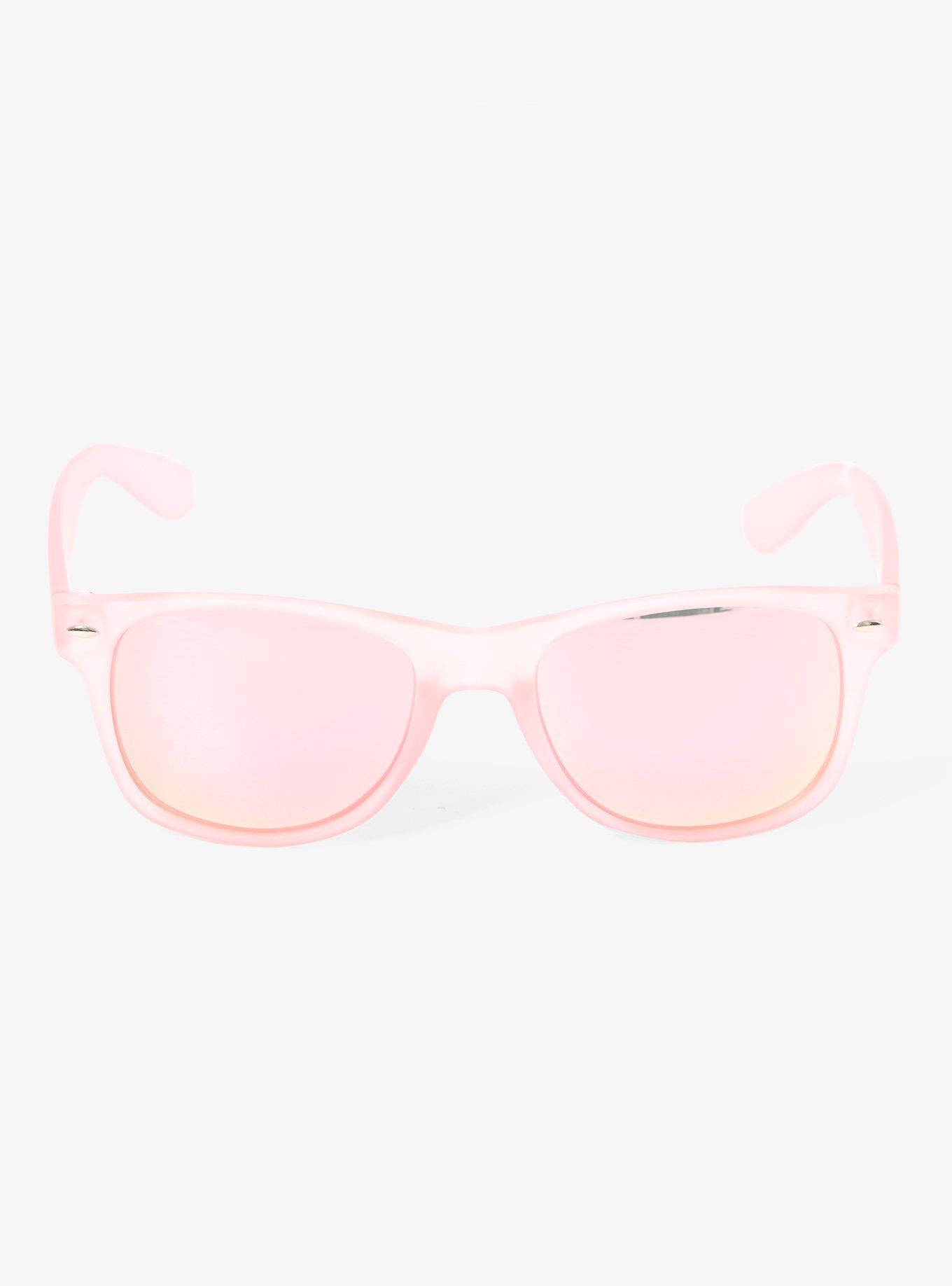 Frosted Pink Retro Shades, , alternate