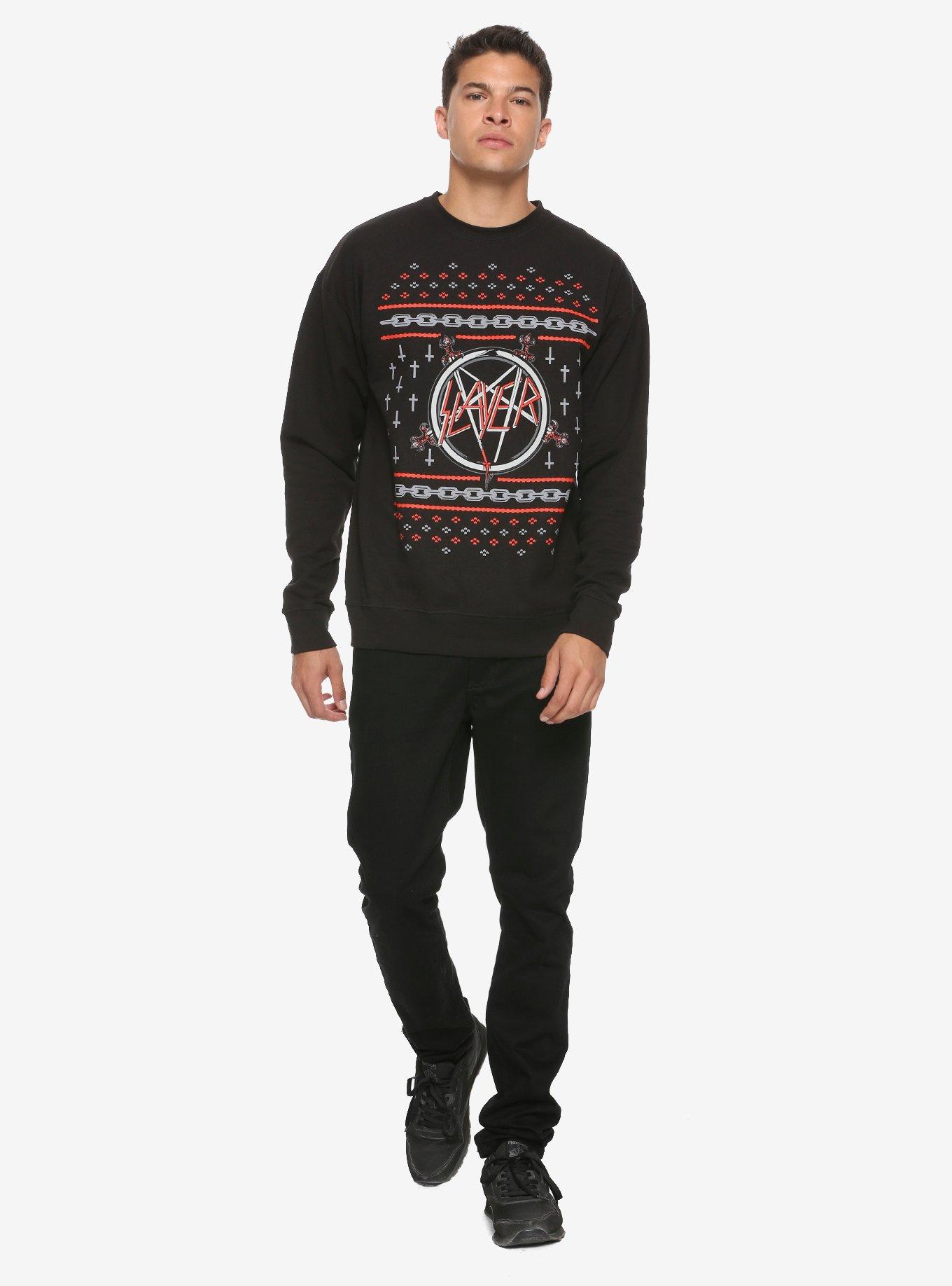 Slayer Fair Isle Holiday Sweatshirt, , alternate