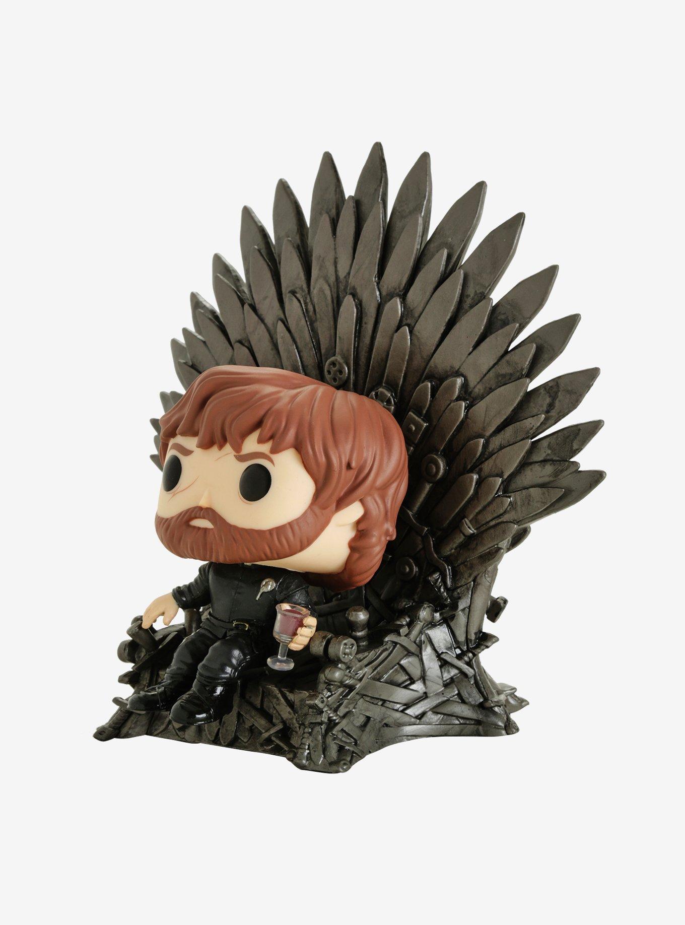 Funko Pop! Game Of Thrones Tyrion Lannister On Iron Throne Deluxe Vinyl Figure, , alternate