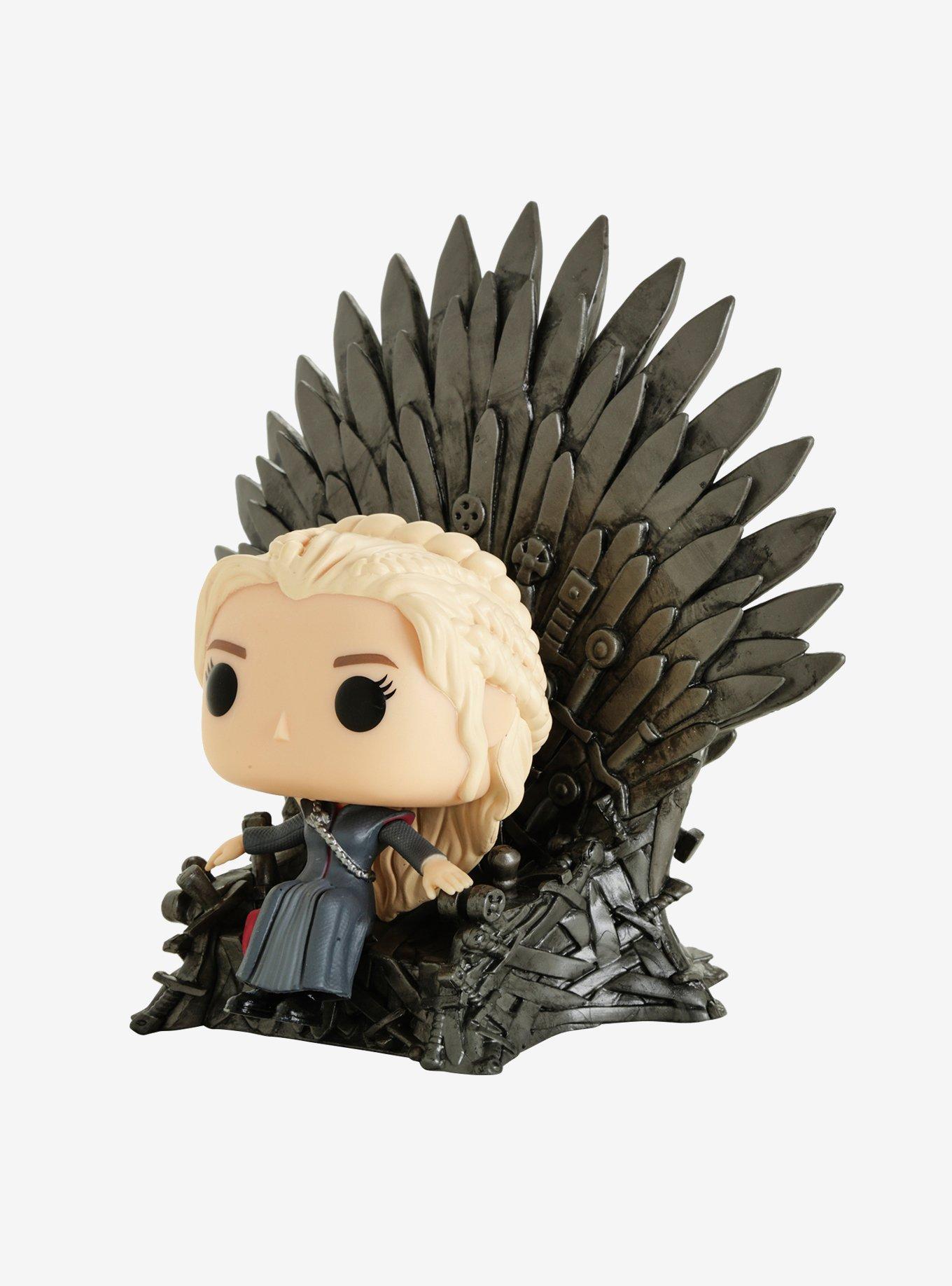 Funko Pop! Game Of Thrones Daenerys Targaryen On Iron Throne Deluxe Vinyl Figure, , alternate