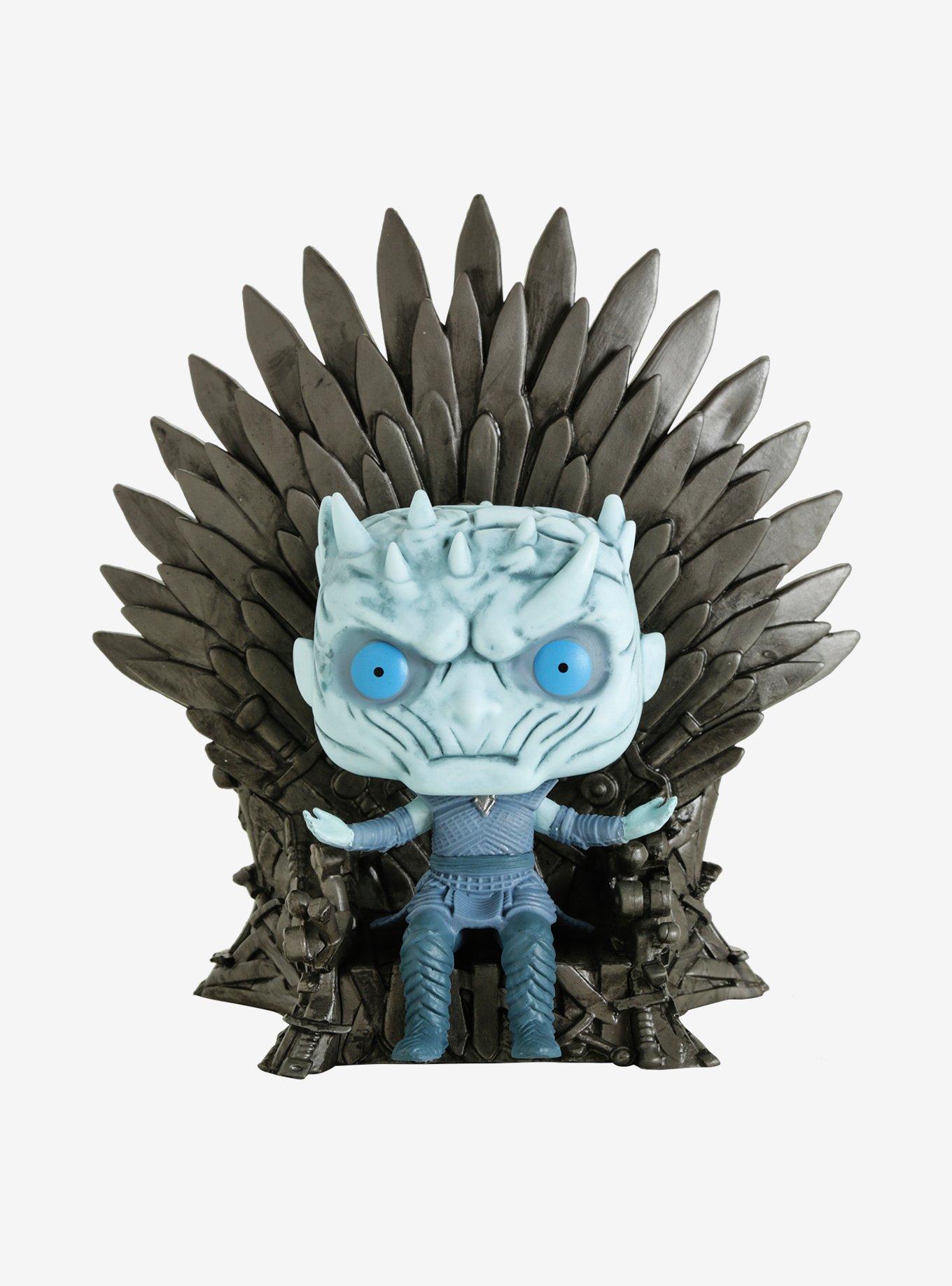 Funko Pop! Game Of Thrones Night King On Iron Throne Deluxe Vinyl Figure, , alternate