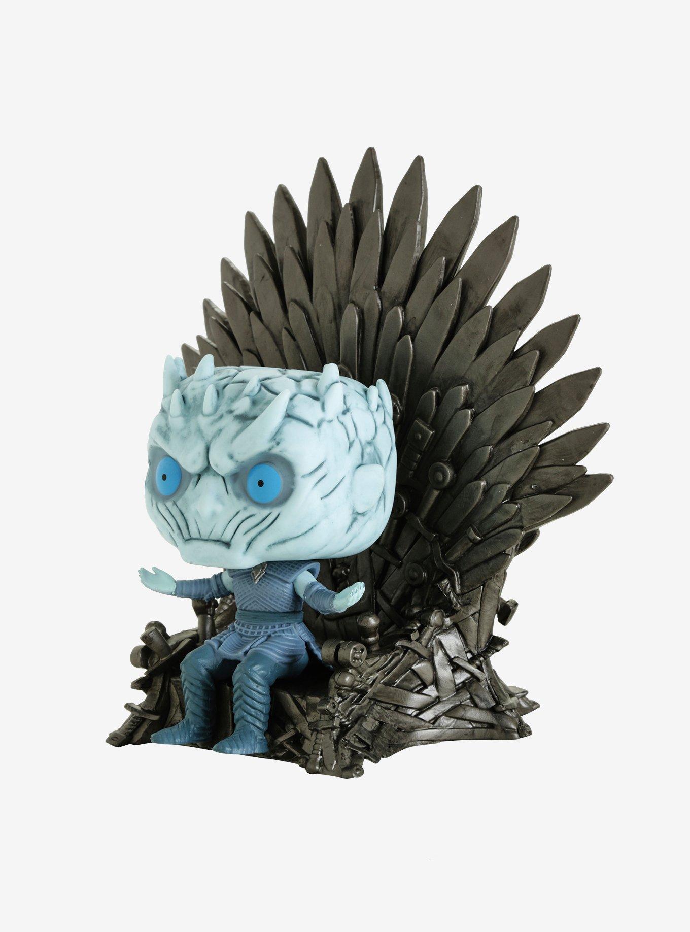 Funko Pop! Game Of Thrones Night King On Iron Throne Deluxe Vinyl Figure, , alternate