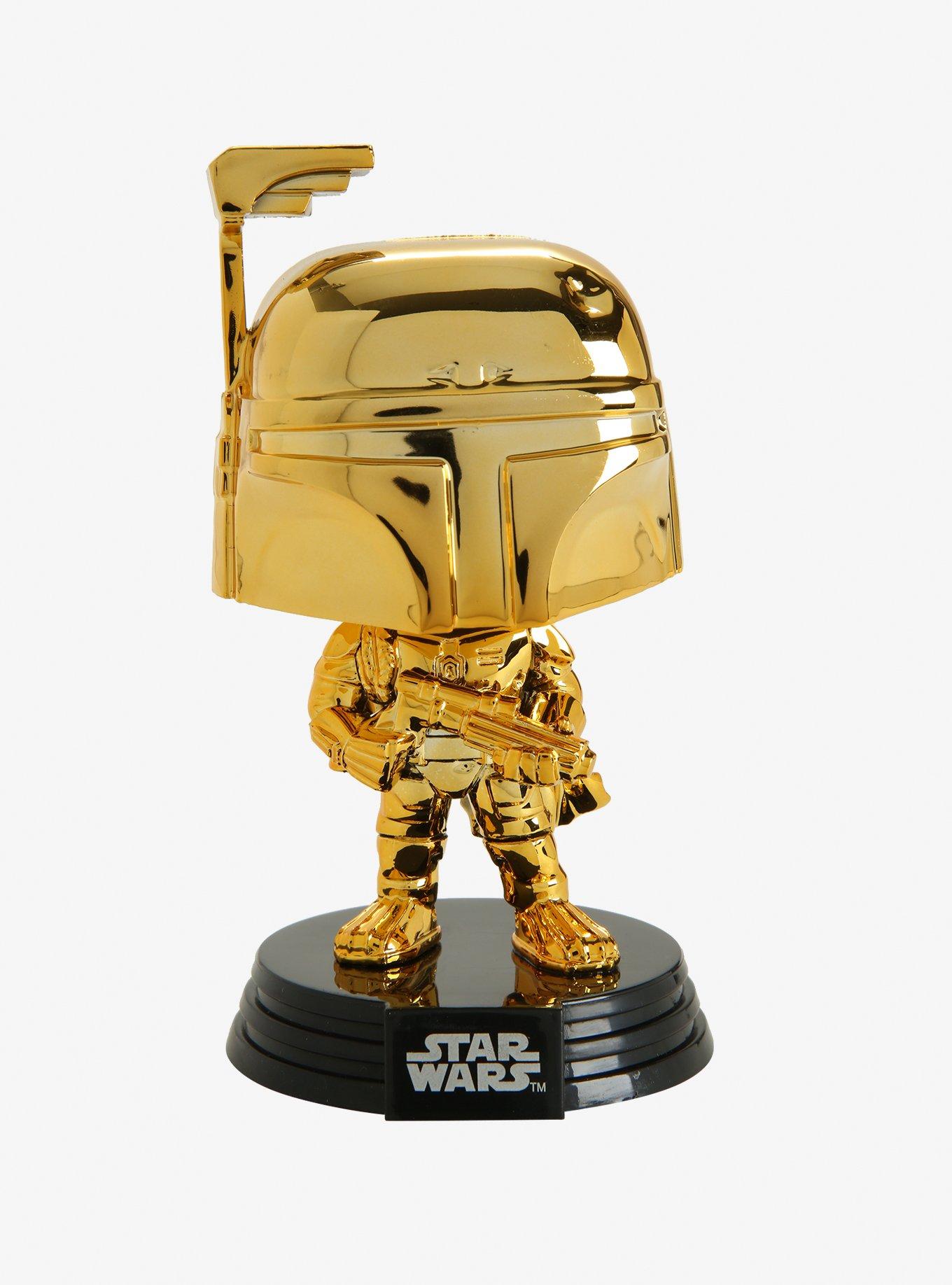 Funko Pop! Star Wars Boba Fett Chrome Vinyl Bobble-Head - 2019 Galactic Convention Exclusive, , alternate