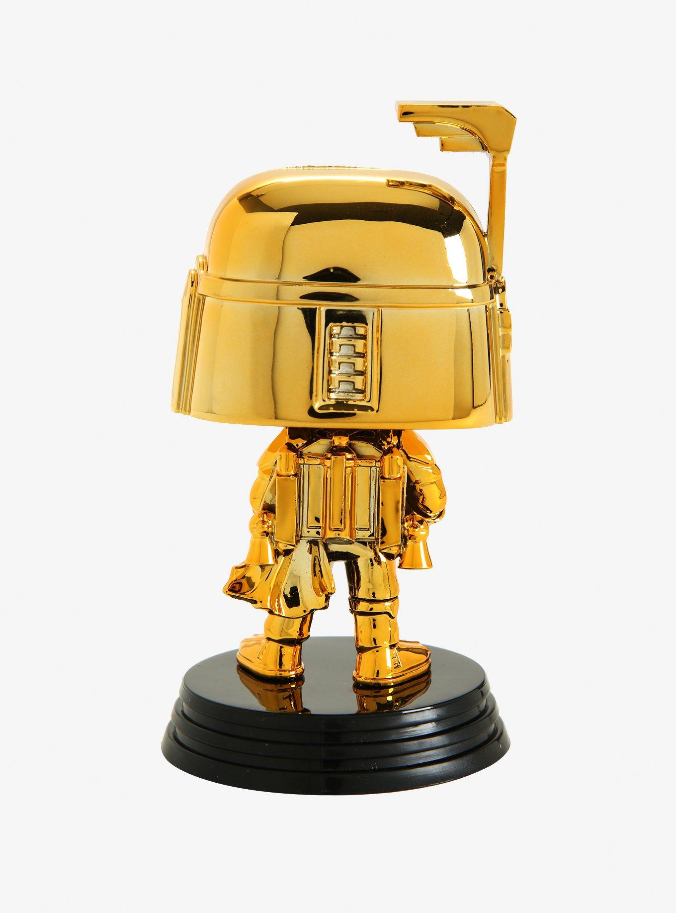 Funko Pop! Star Wars Boba Fett Chrome Vinyl Bobble-Head - 2019 Galactic Convention Exclusive, , alternate