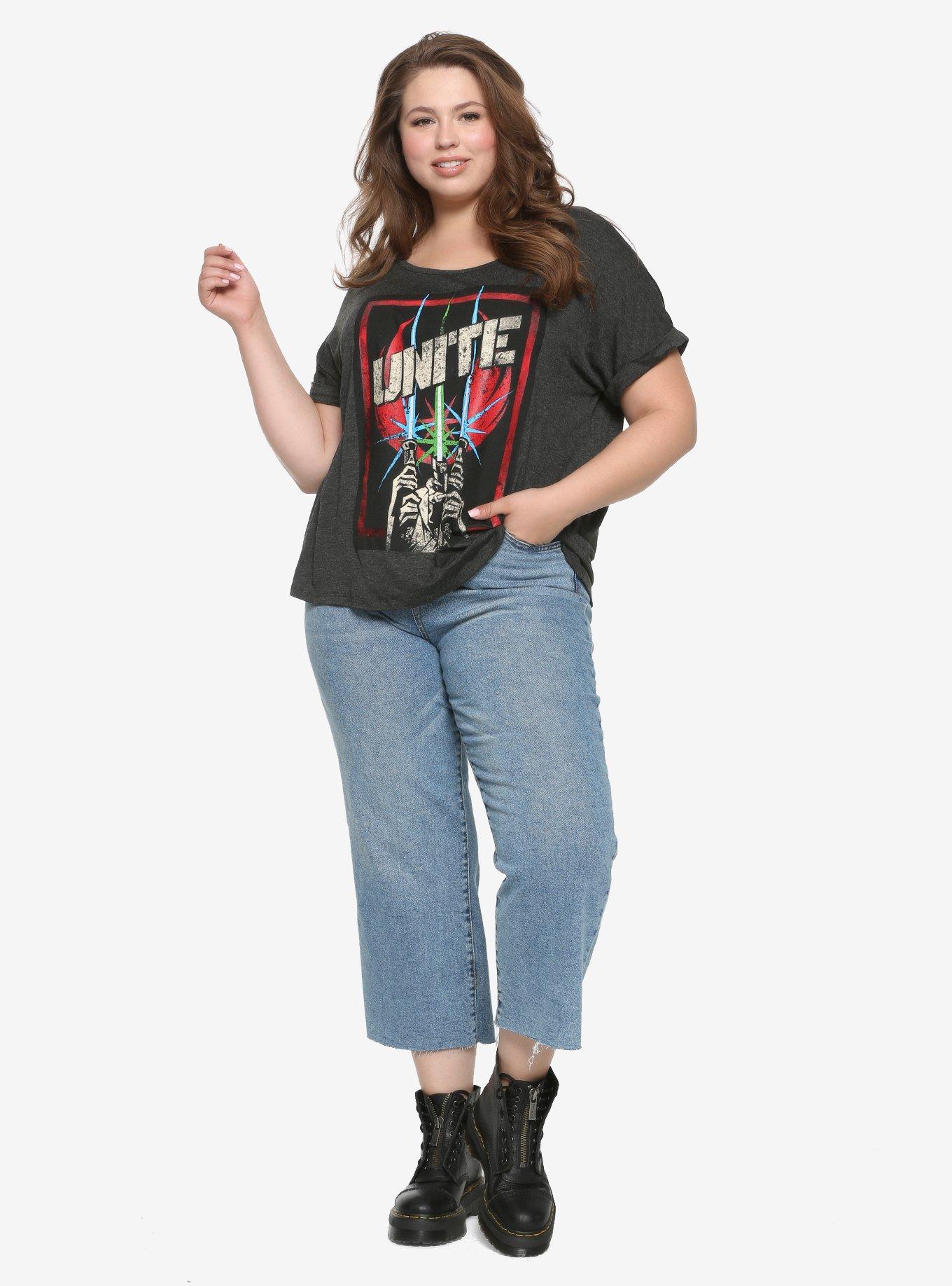 Her Universe Star Wars Jedi Unite T-Shirt Plus Size, , alternate