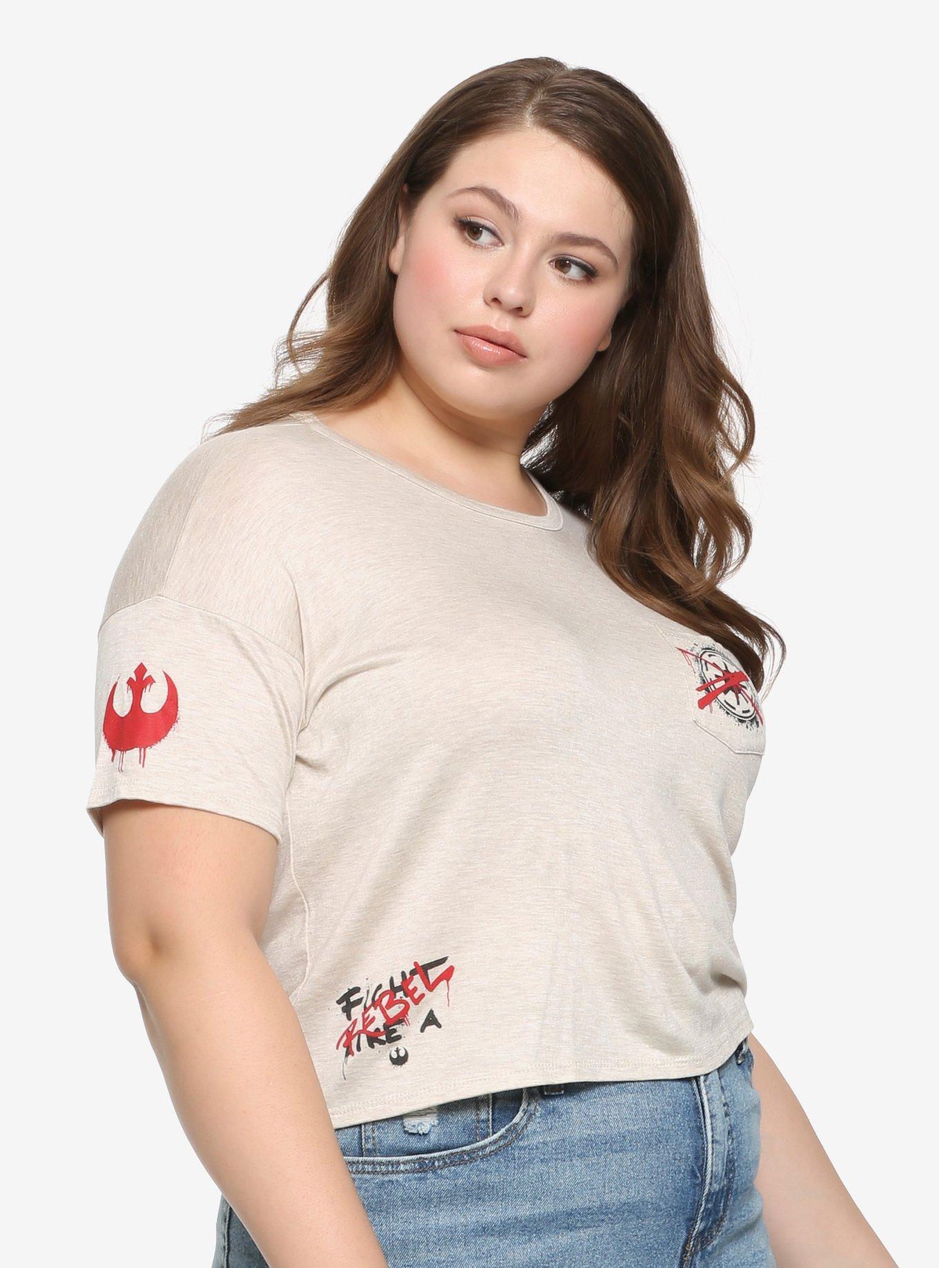 Star Wars Resist Pocket T-Shirt Plus Size, , alternate