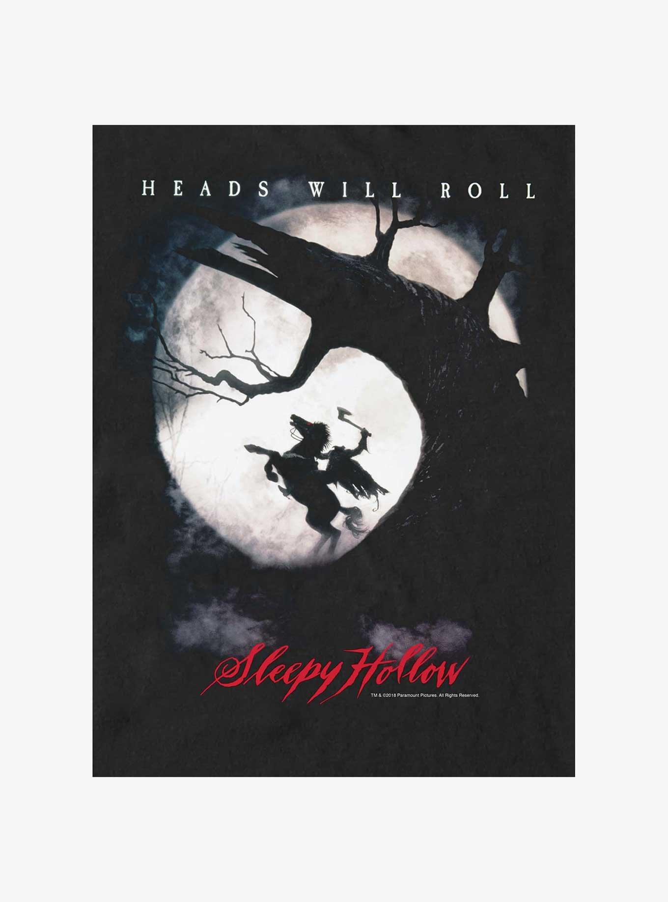 Sleepy Hollow Heads Will Roll T-Shirt, BLACK, alternate