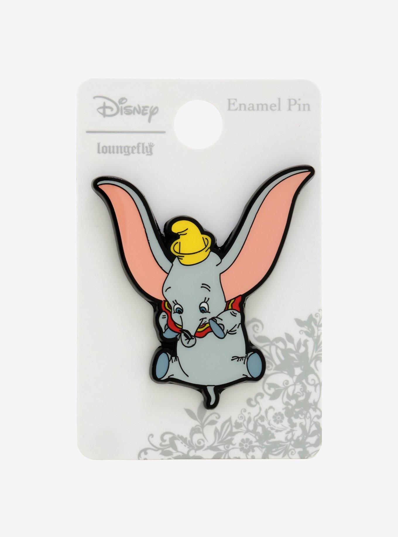Disney Dumbo Flying Down Enamel Pin - BoxLunch Exclusive, , alternate