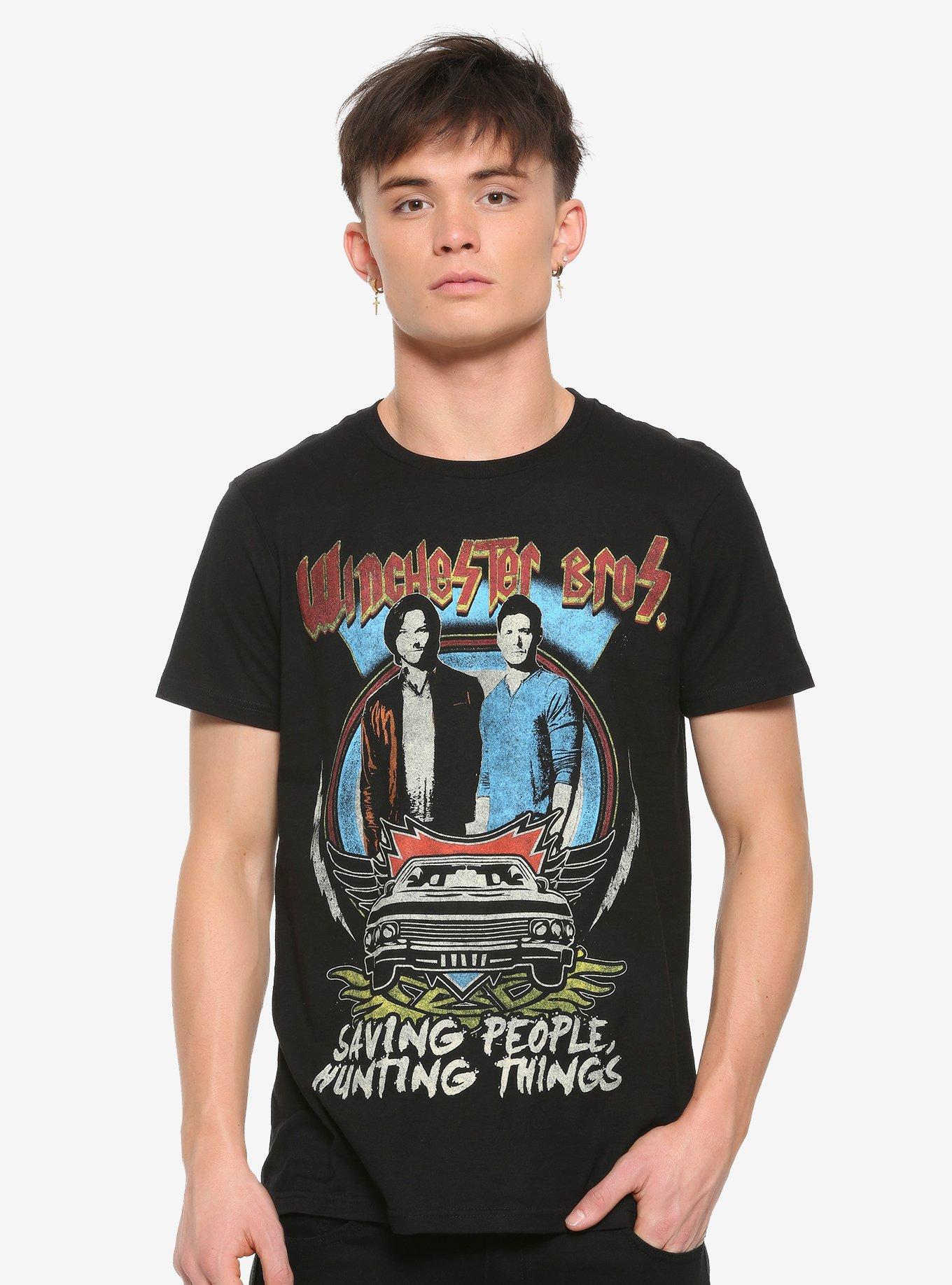 Supernatural Winchester Bros. Metal Tour T-Shirt, , alternate