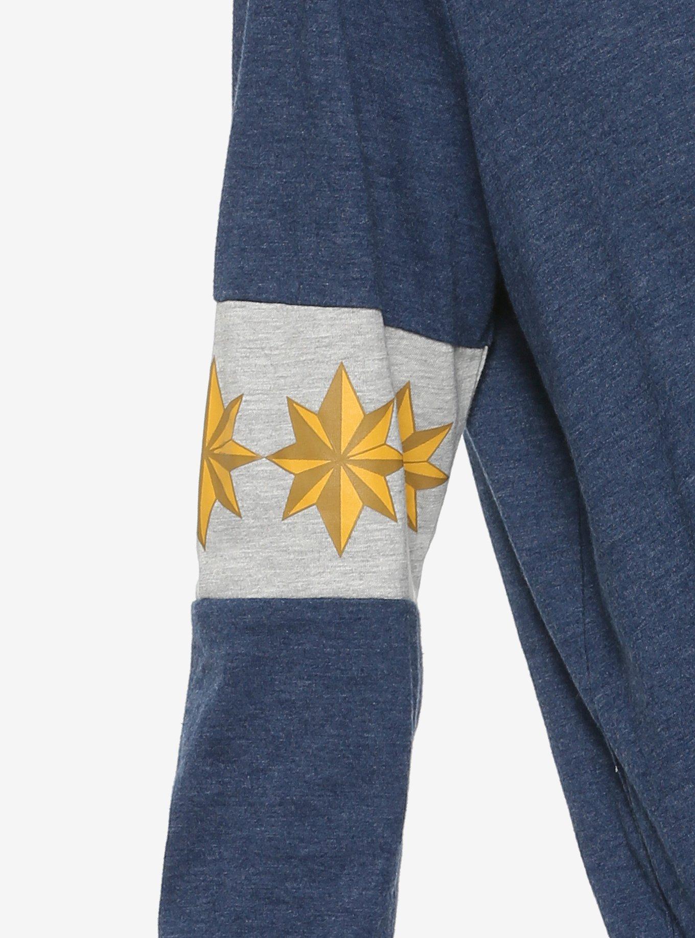 Her Universe Captain Marvel Long Sleeve Womens T-Shirt - BoxLunch Exclusive, , alternate