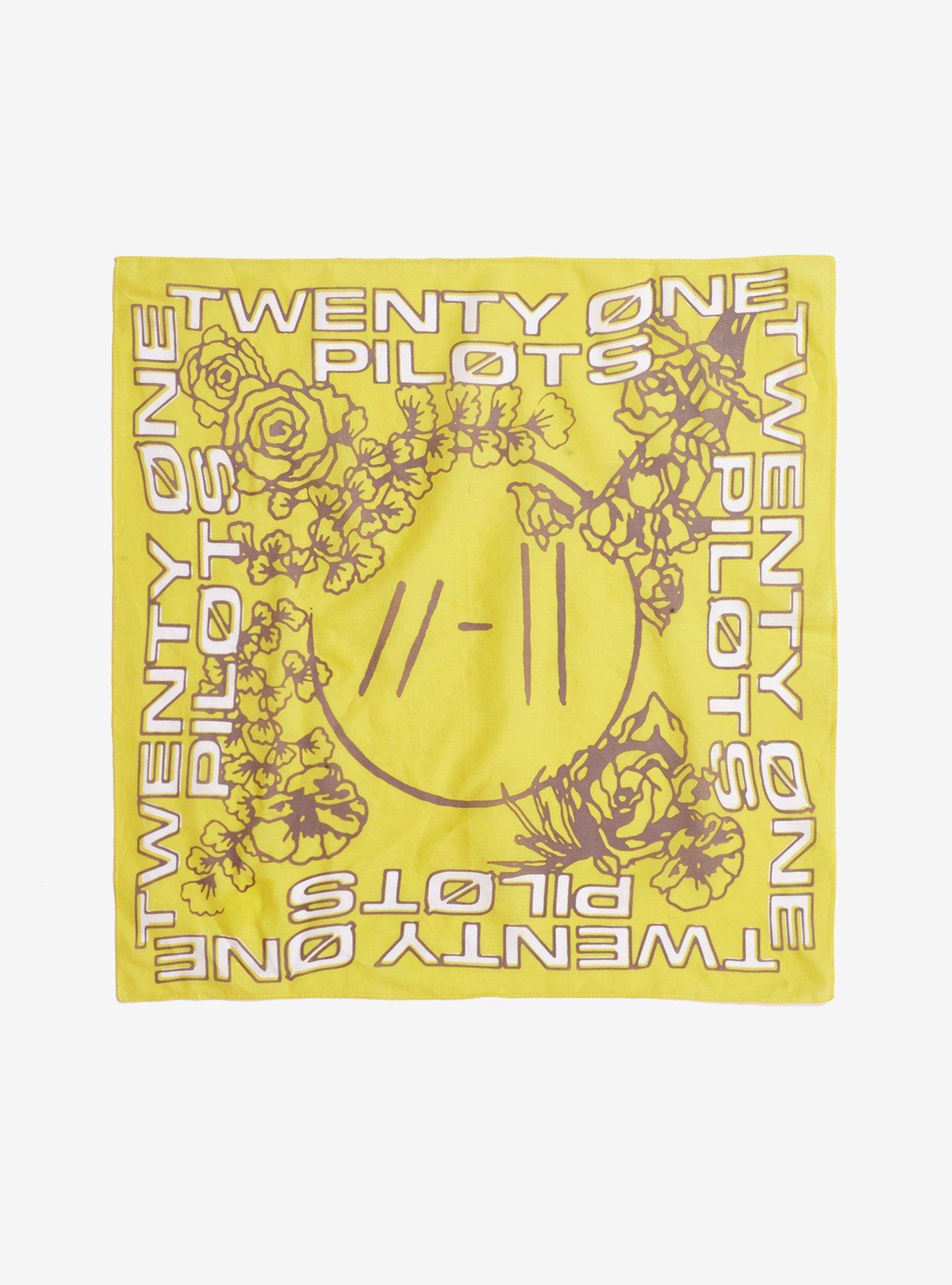 Twenty One Pilots Yellow Floral Bandanna, , alternate
