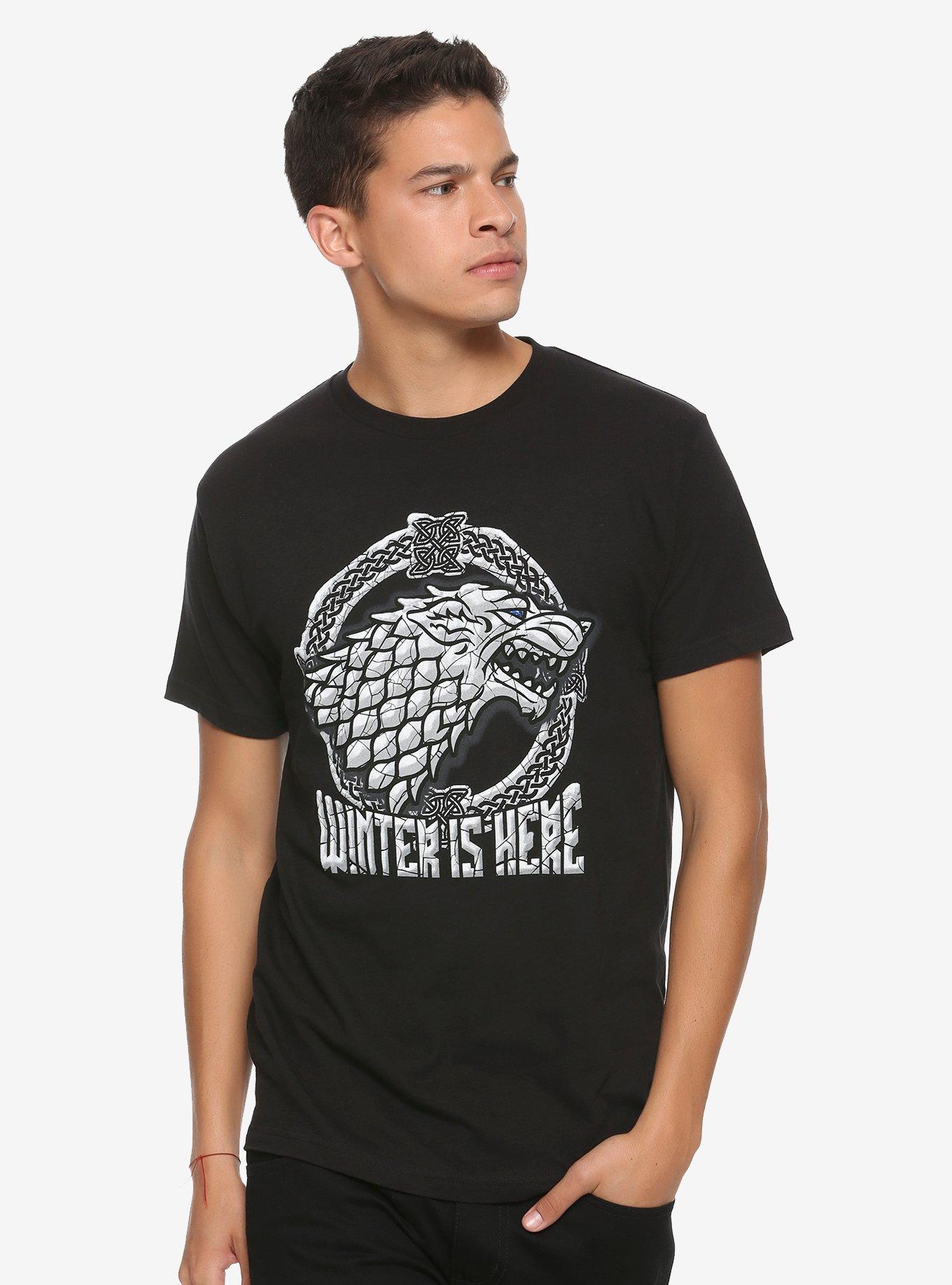 Game Of Thrones Stark Winter Is Here T-Shirt, , alternate