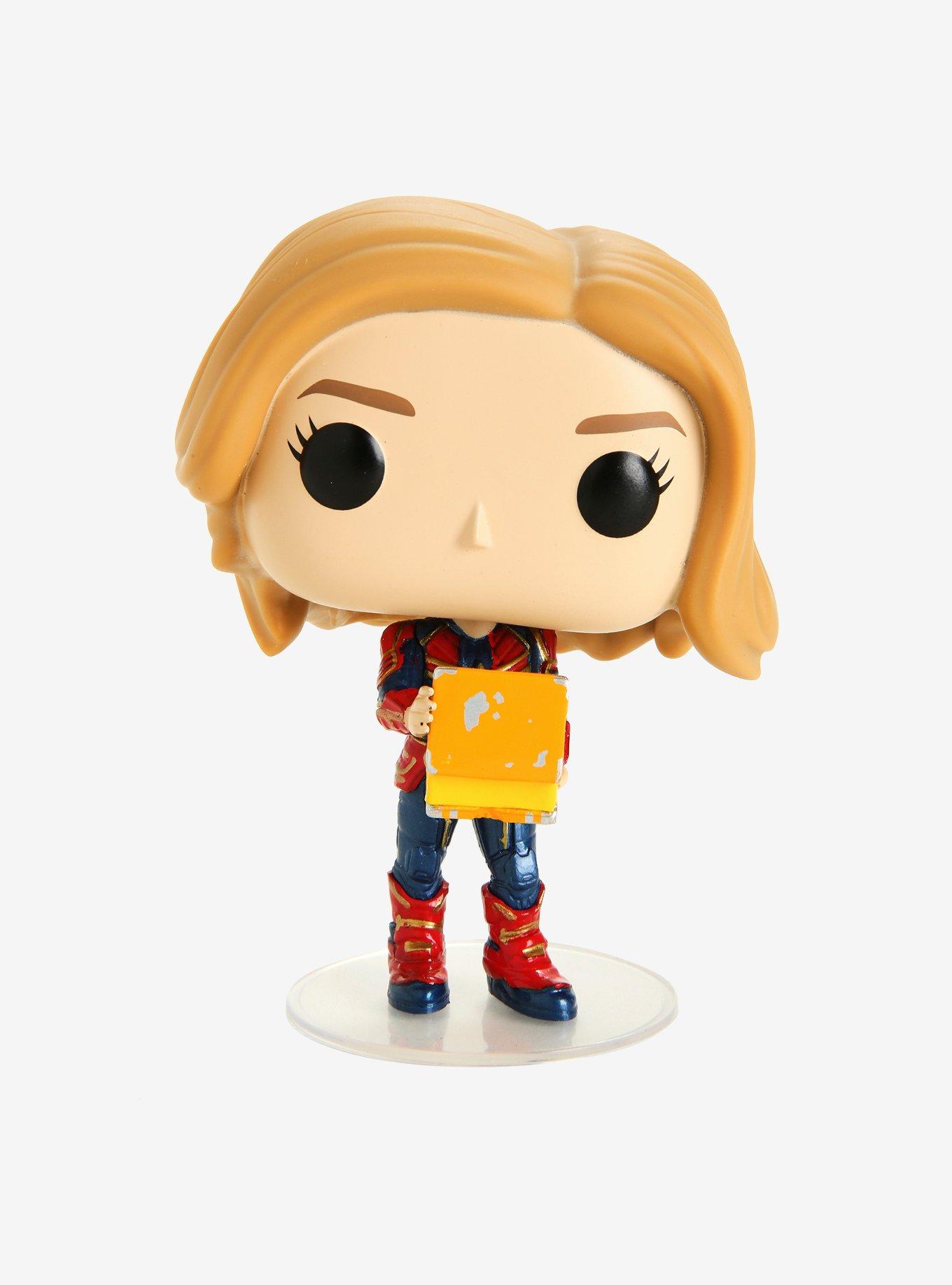 Funko Marvel Captain Marvel Pop! Captain Marvel Glow-In-The-Dark Vinyl Bobble-Head, , alternate