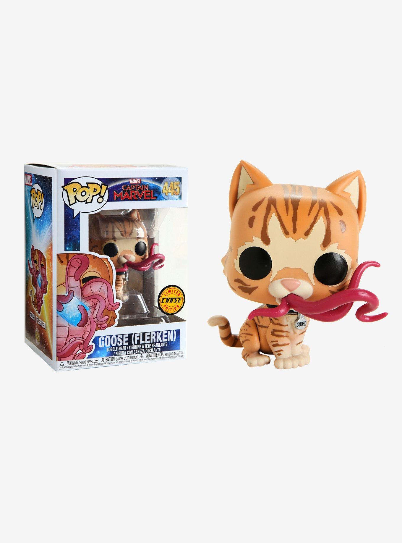 Funko Marvel Captain Marvel Pop! Goose (Flerken) Glow-In-The-Dark Vinyl Bobble-Head, , alternate