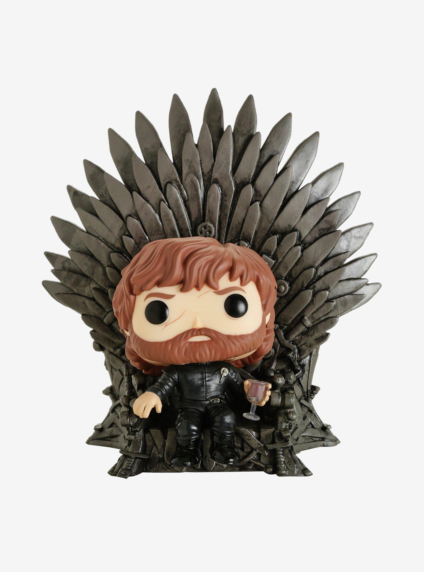 Funko Game Of Thrones Pop! Tyrion Lannister On Iron Throne Deluxe Vinyl Figure, , alternate