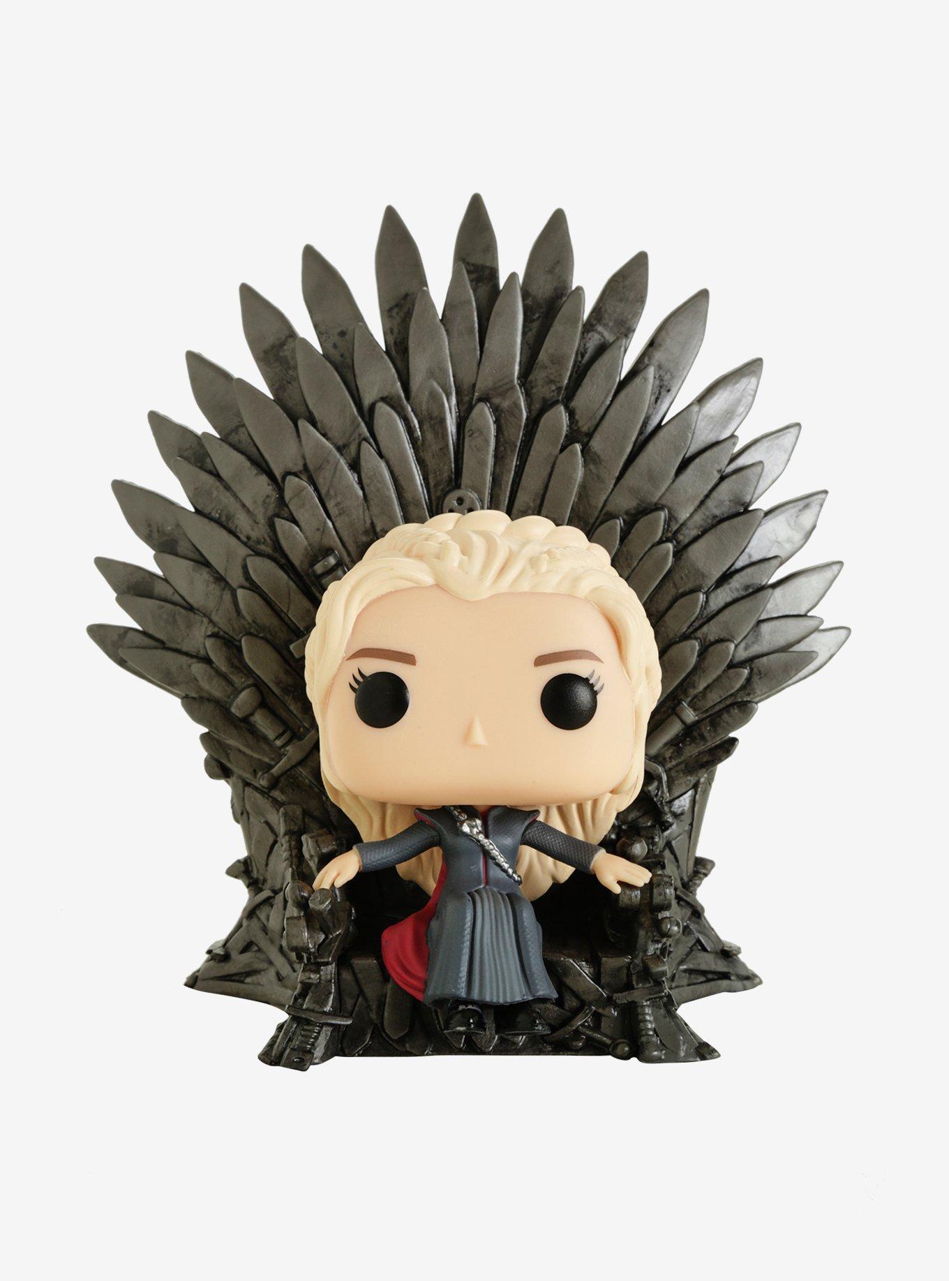 Funko Game Of Thrones Pop! Daenerys Targaryen On Iron Throne Deluxe Vinyl Figure, , alternate