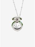 The Nightmare Before Christmas Barrel Moving Mask Sterling Silver Necklace By Rocklove, , alternate