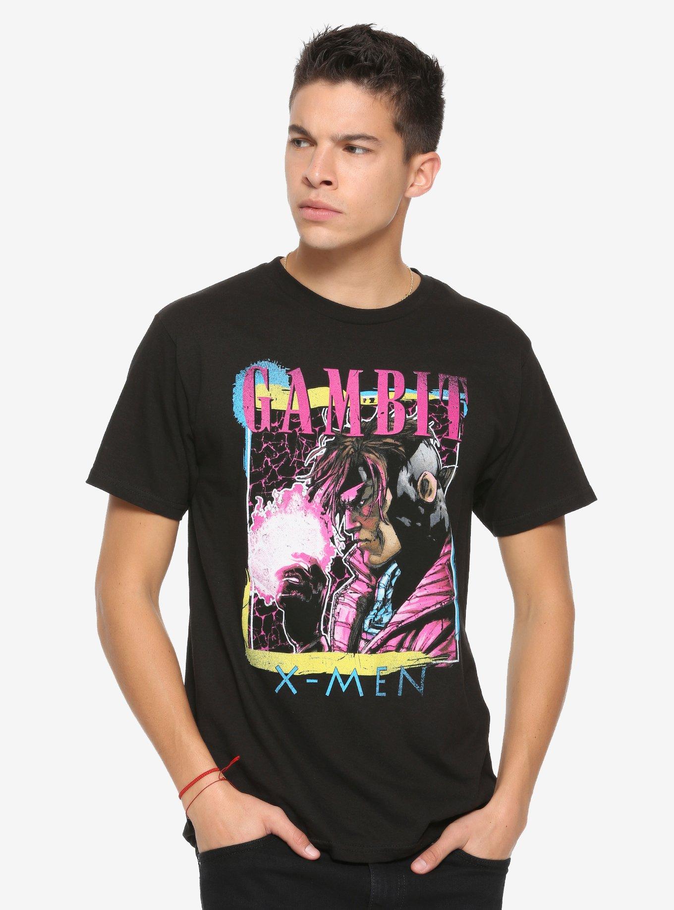 Marvel X-Men Gambit Profile T-shirt, , alternate