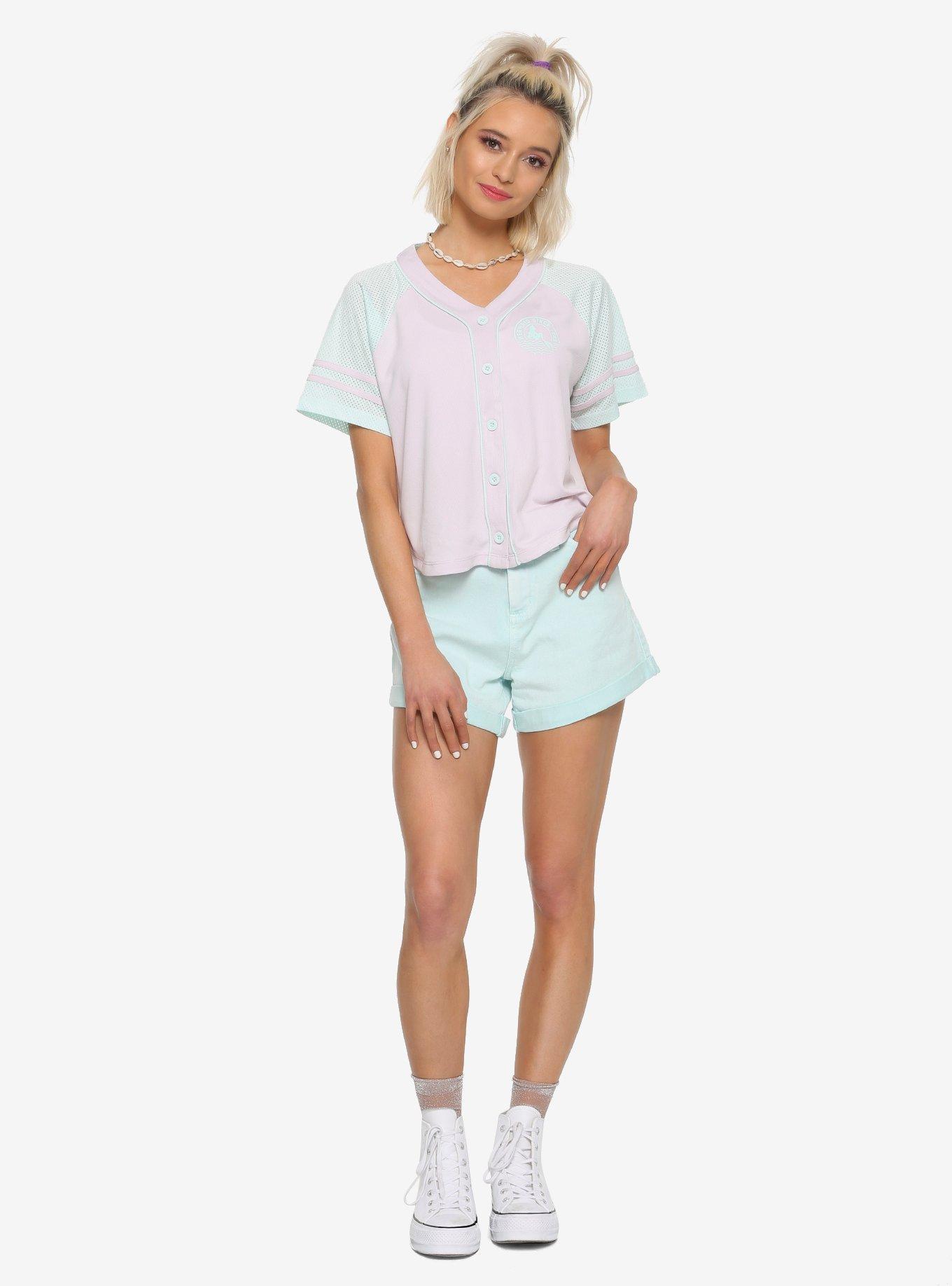 Disney The Little Mermaid 30th Anniversary Ariel 89 Girls Baseball Jersey, , alternate