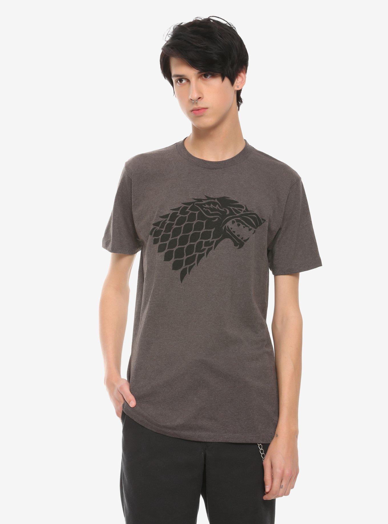 Game Of Thrones Stark Sigil T-shirt, CHARCOAL HEATHER, alternate