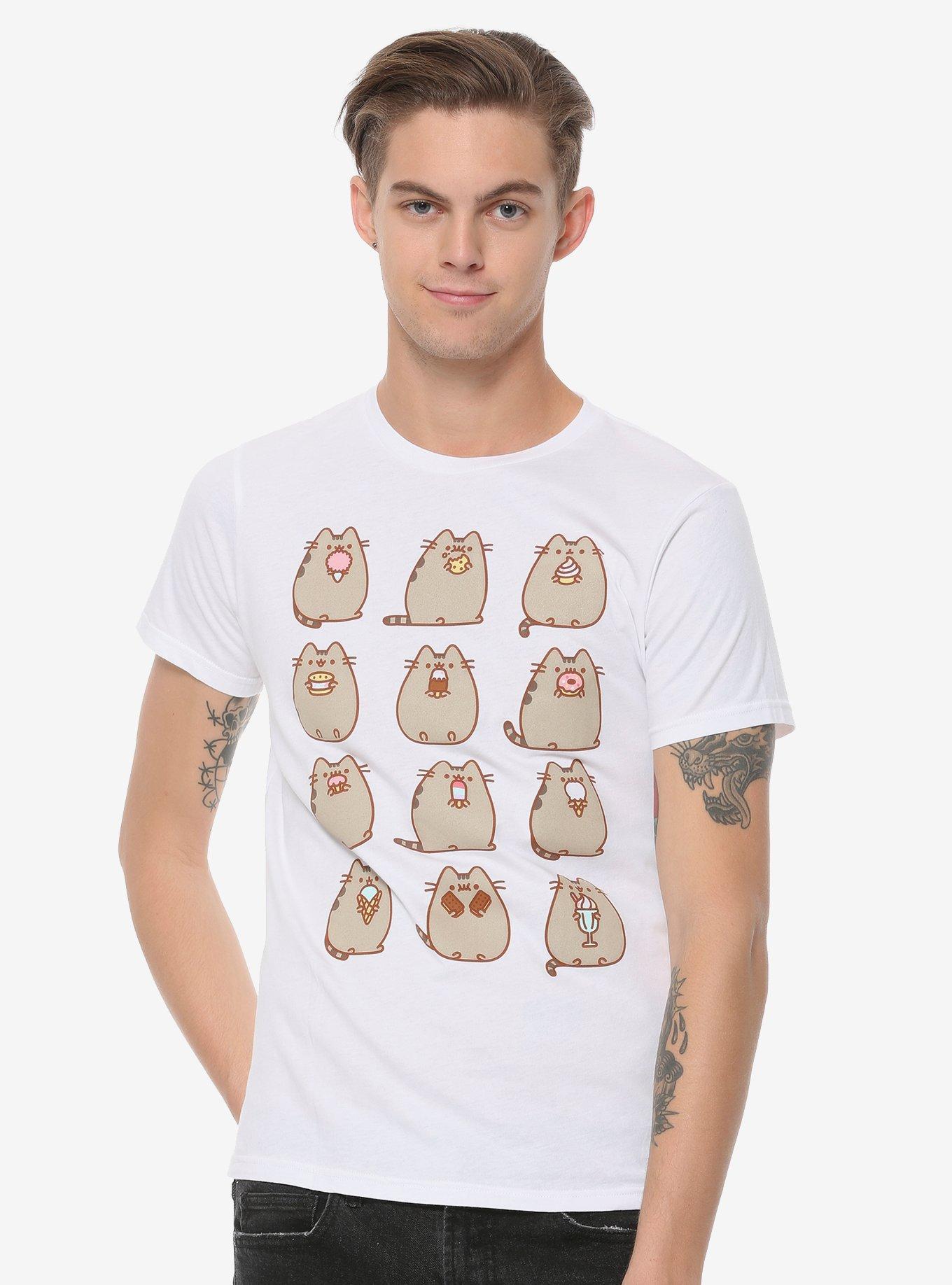 Pusheen 12 Sweet Foods T-Shirt, , alternate