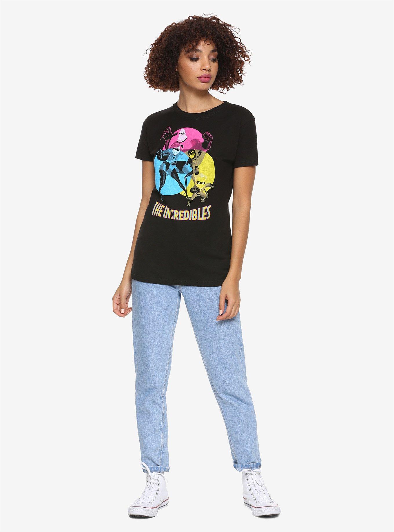 Disney Pixar The Incredibles Venn Diagram Girls T-shirt, , alternate
