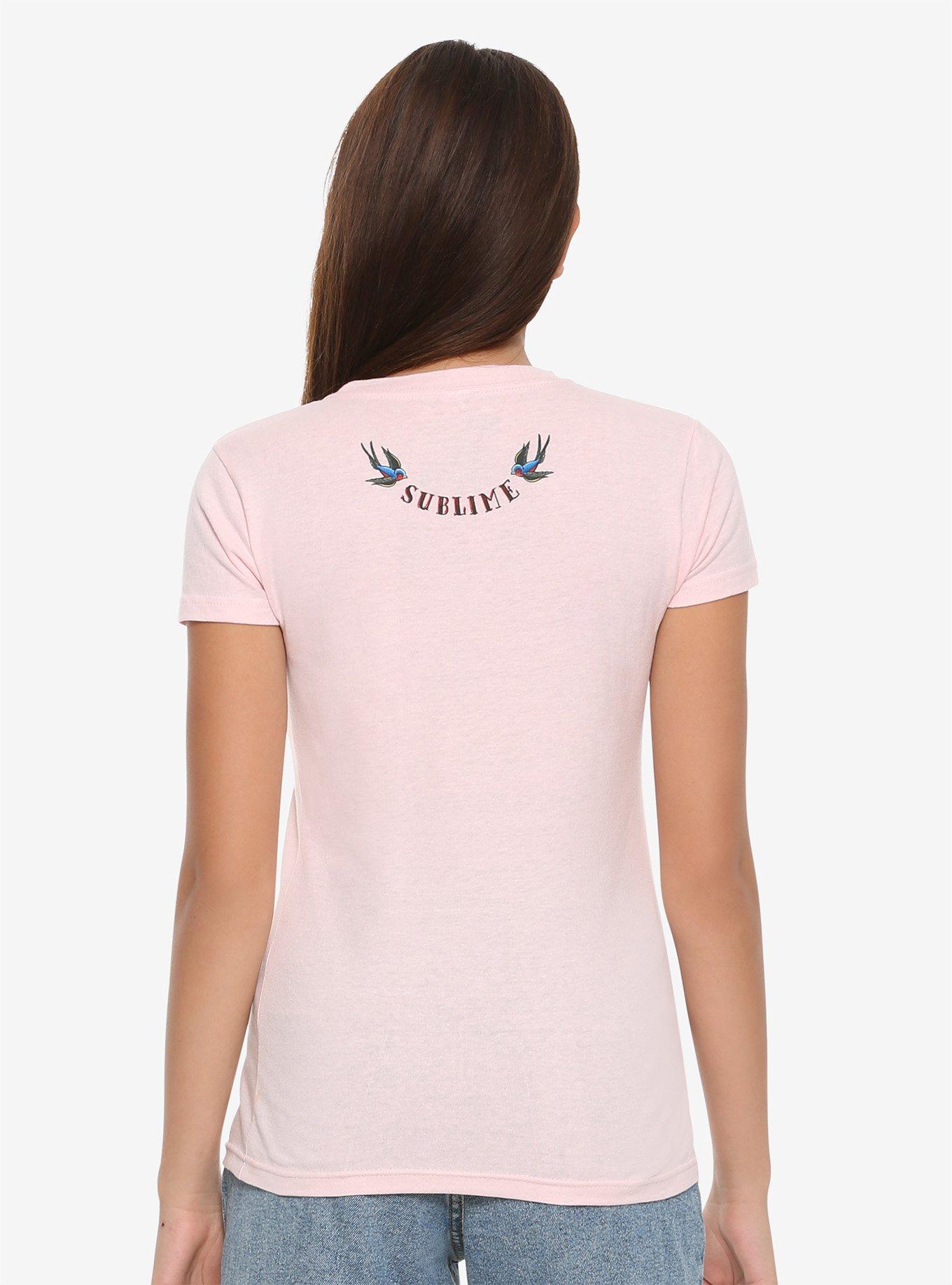 Sublime Summertime Girls T-Shirt, PINK, alternate