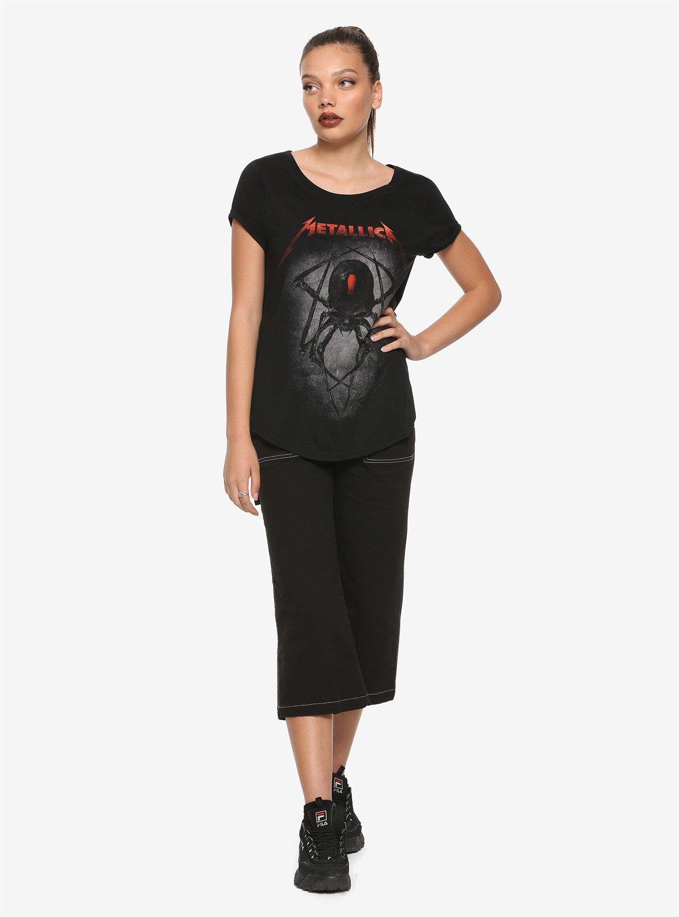 Metallica Black Widow Girls T-Shirt, BLACK, alternate