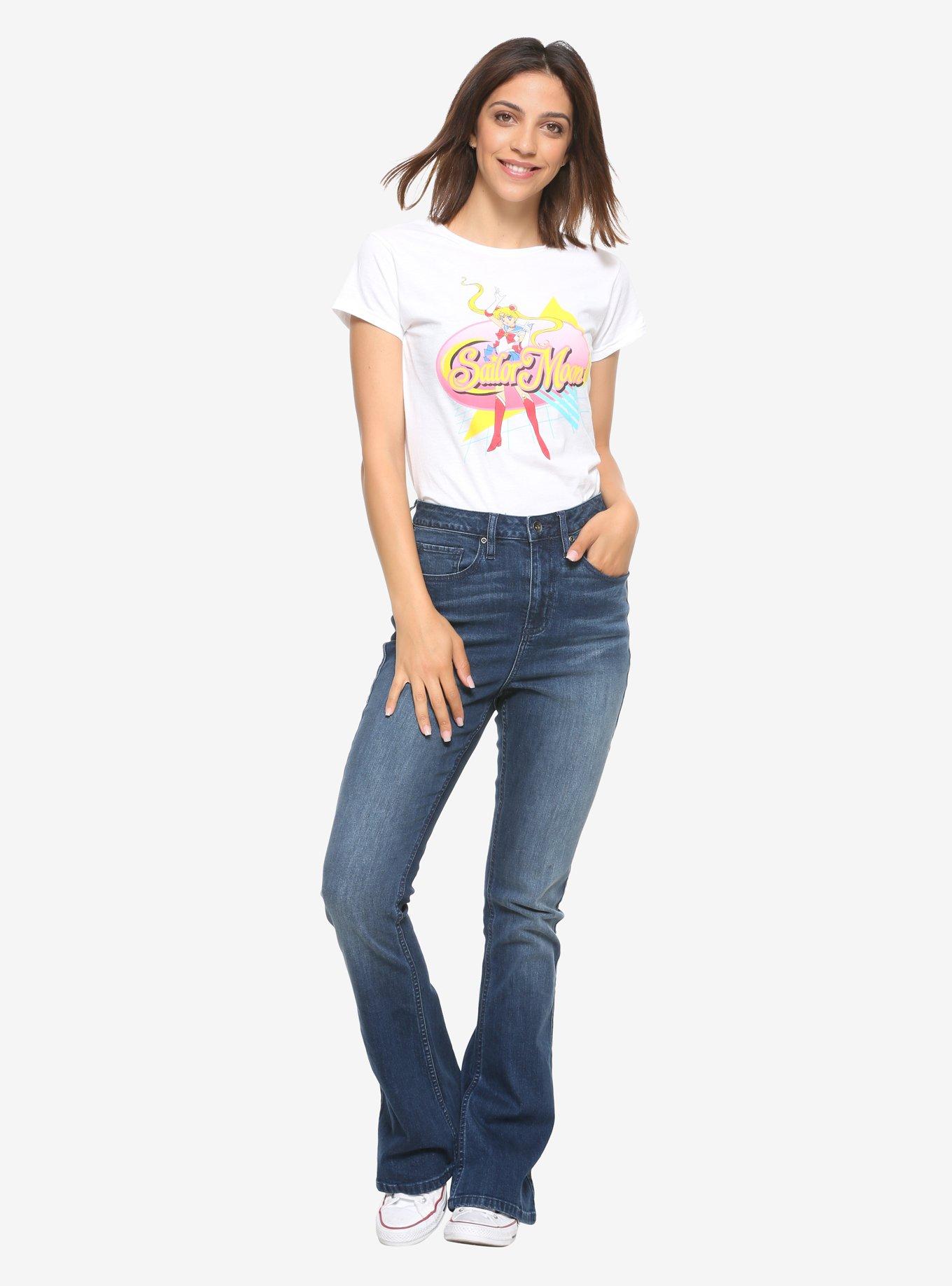 Sailor Moon 80s Girls T-Shirt, MULTI, alternate
