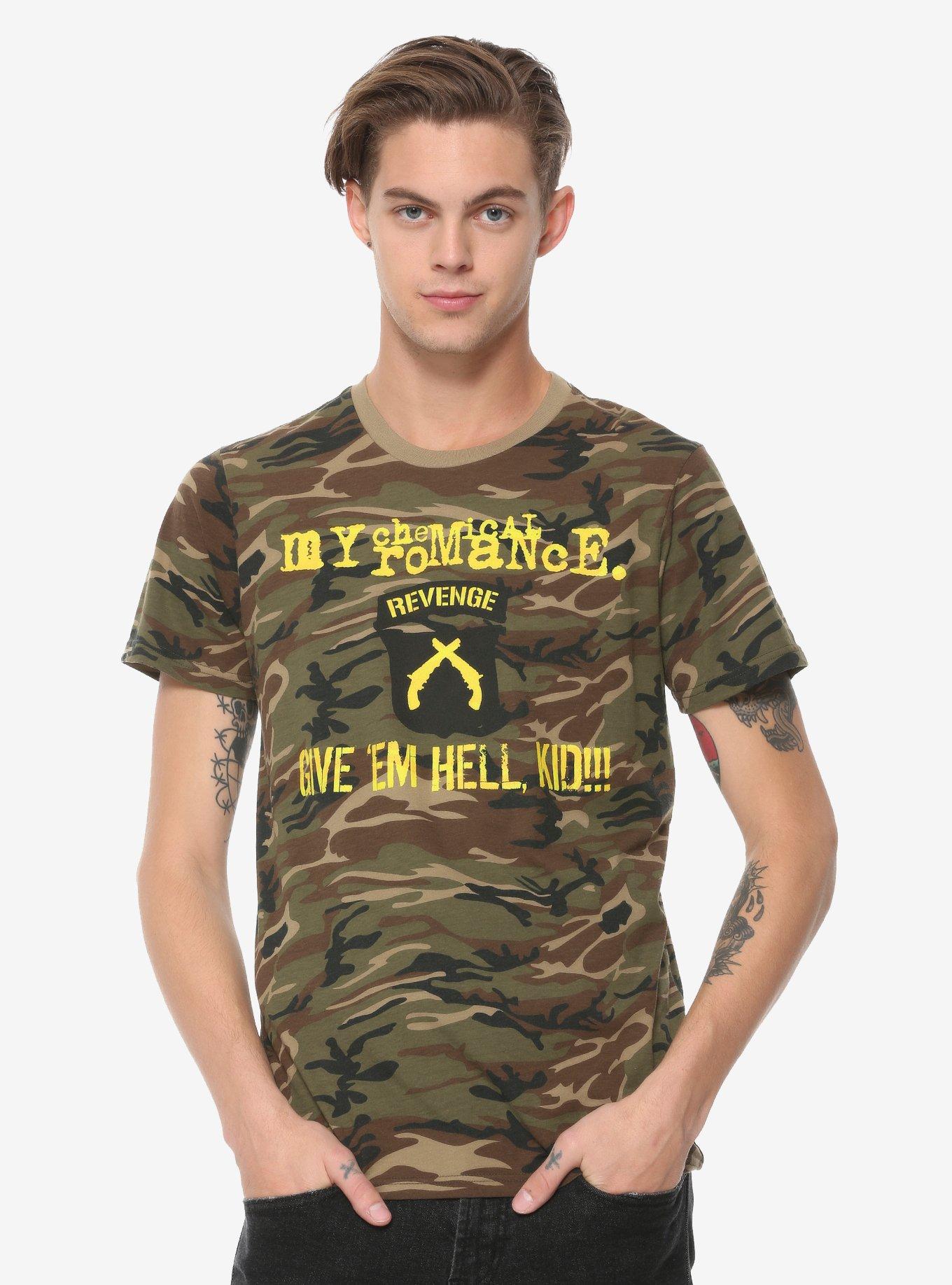 My Chemical Romance Give 'Em Hell Camouflage T-Shirt, , alternate