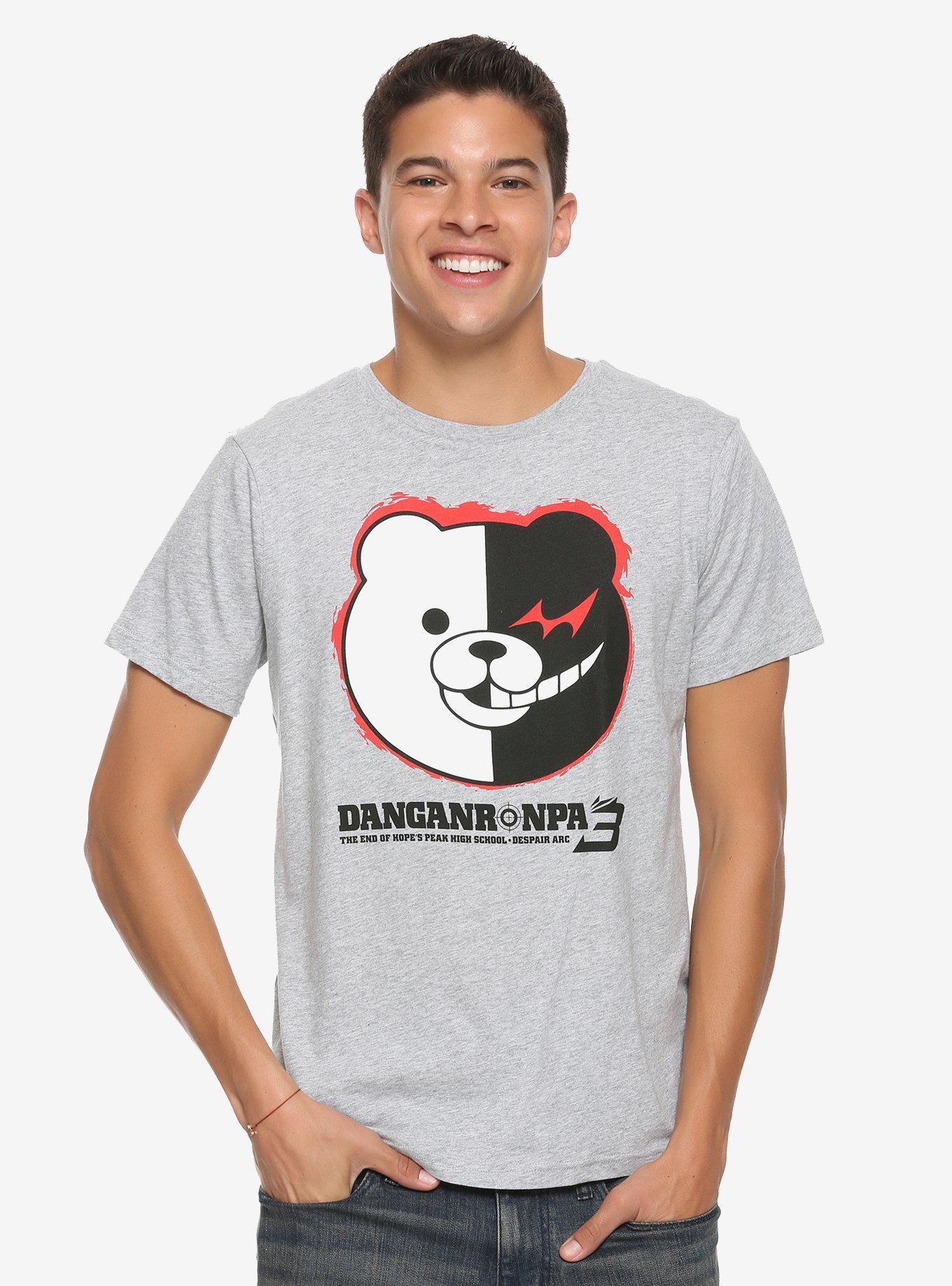 Danganronpa 3 Monokuma Face T-Shirt, MULTI, alternate